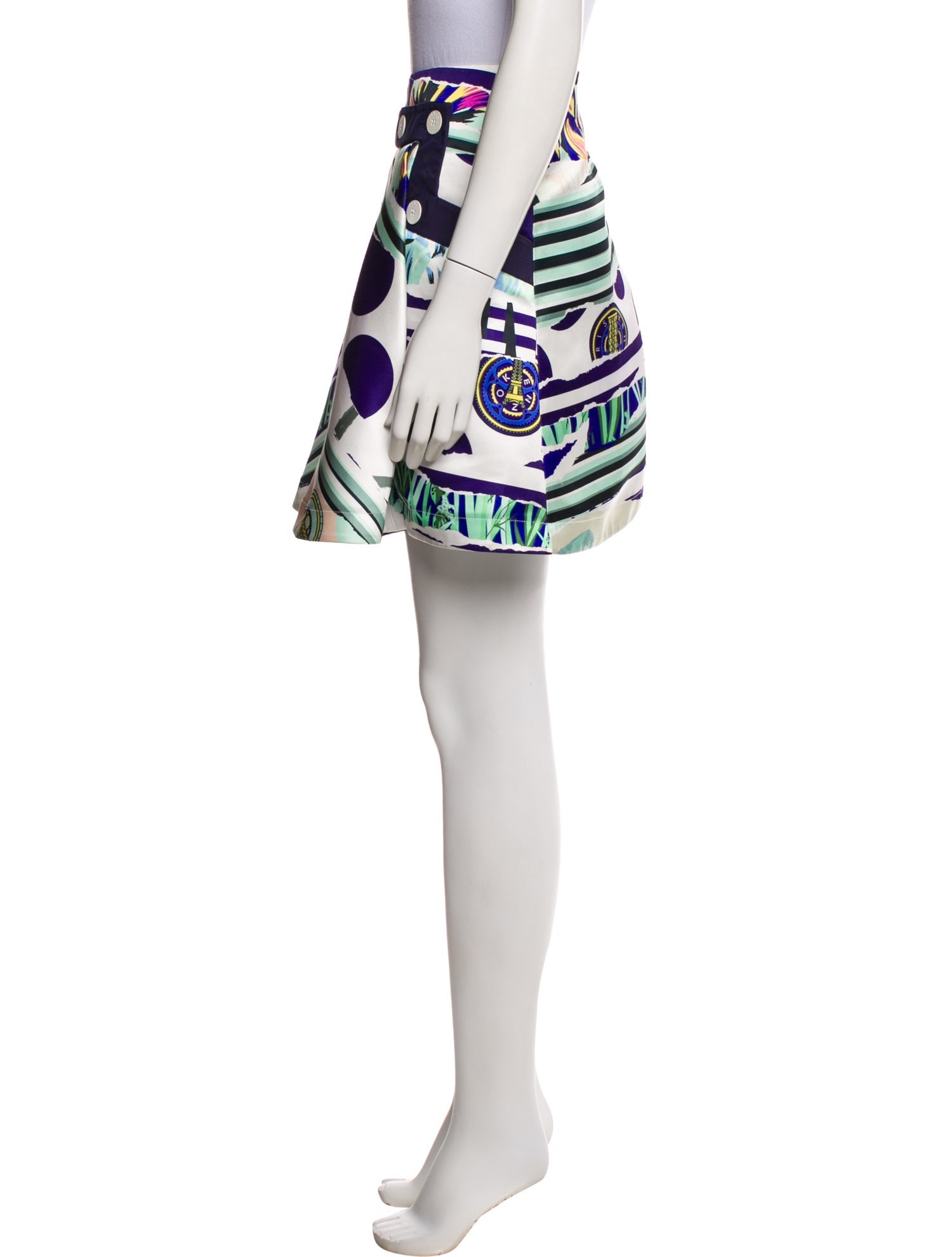 Kenzo Printed Mini Skirt