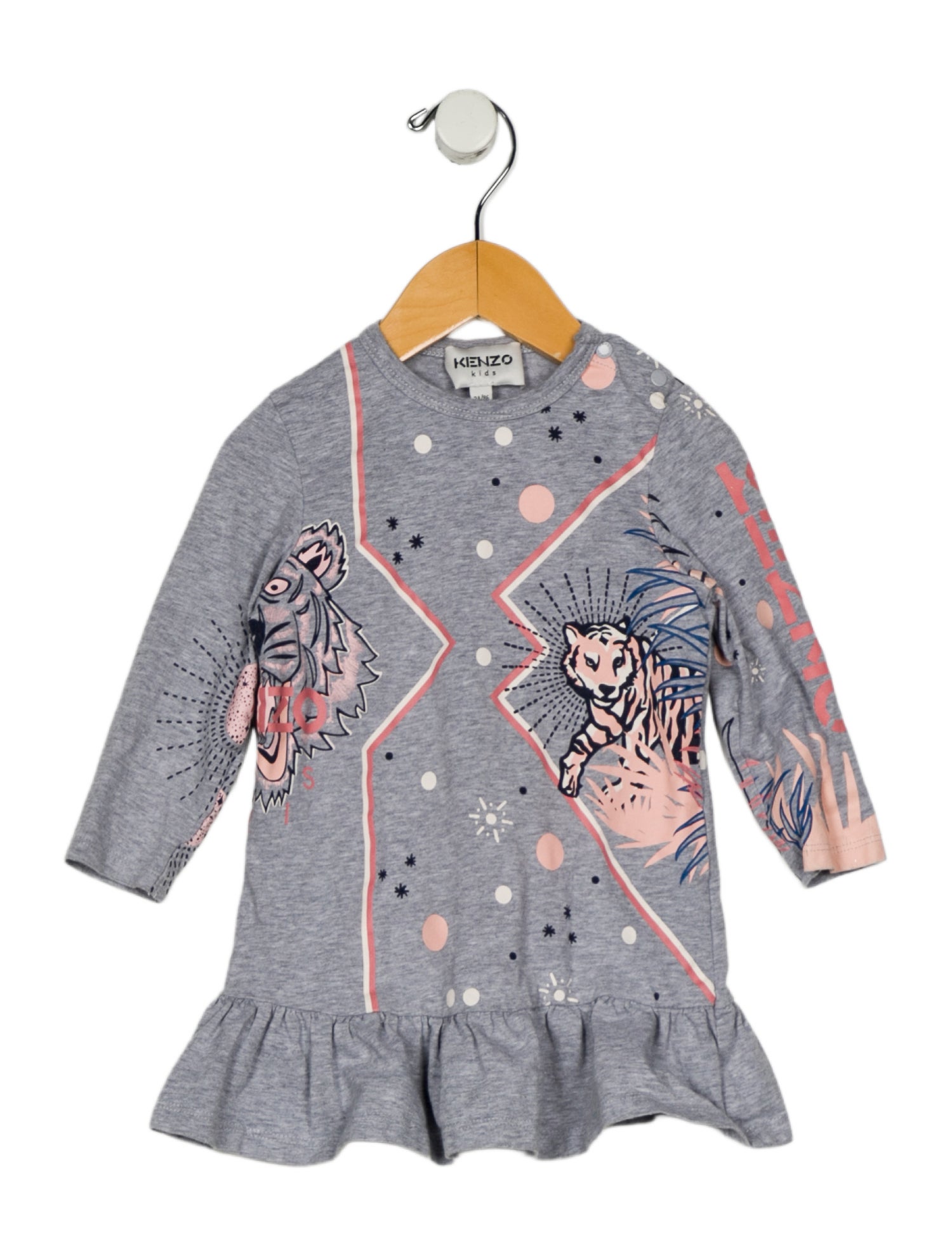 Kenzo Toddler Girls Pattern Dress