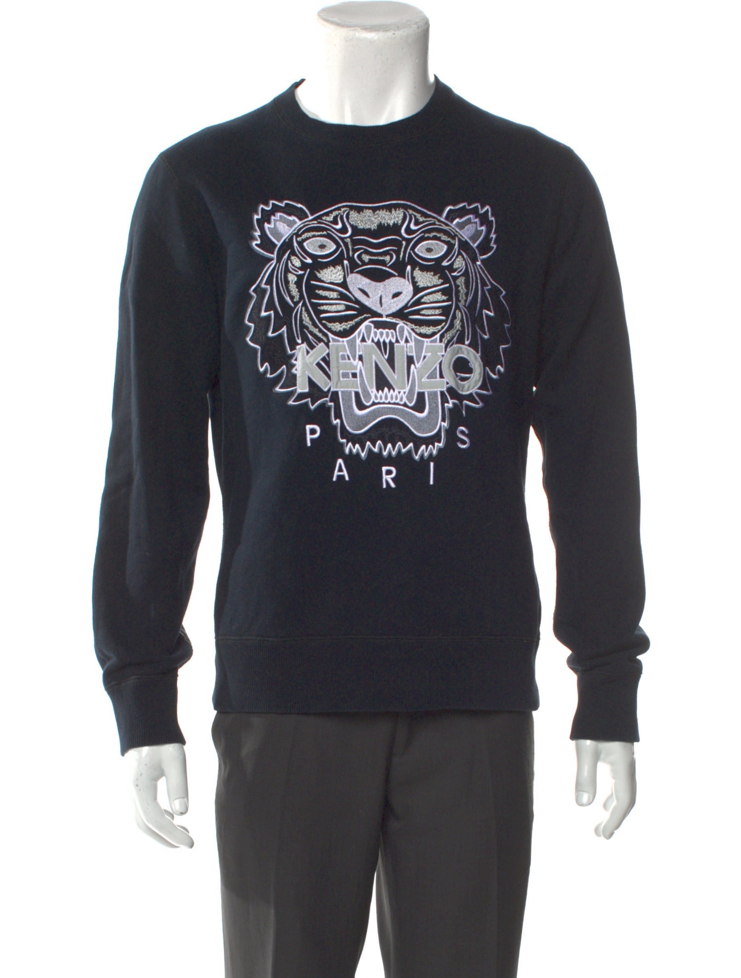 Kenzo Graphic Print Crew Neck Pullover