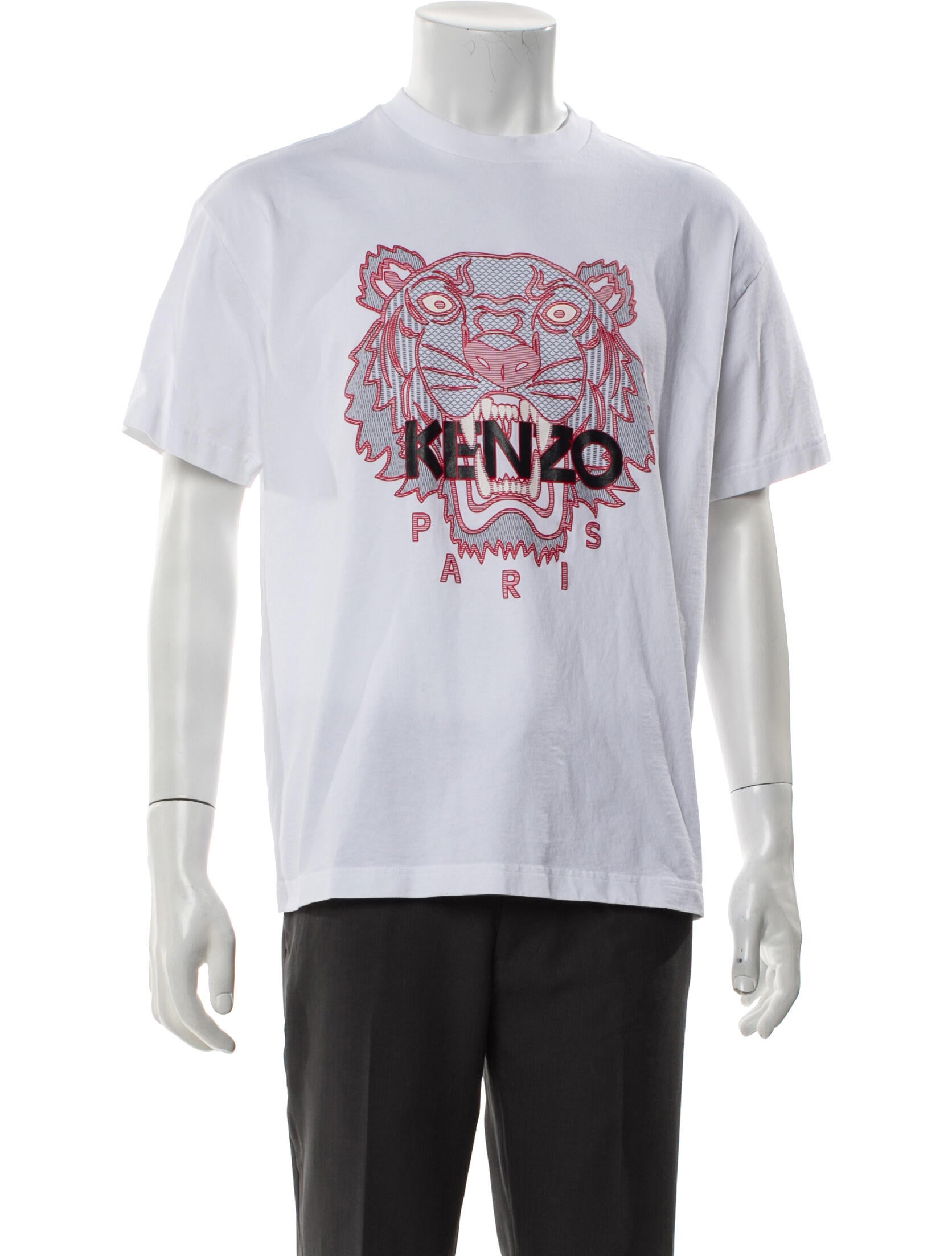 Kenzo Graphic Print Crew Neck T-Shirt