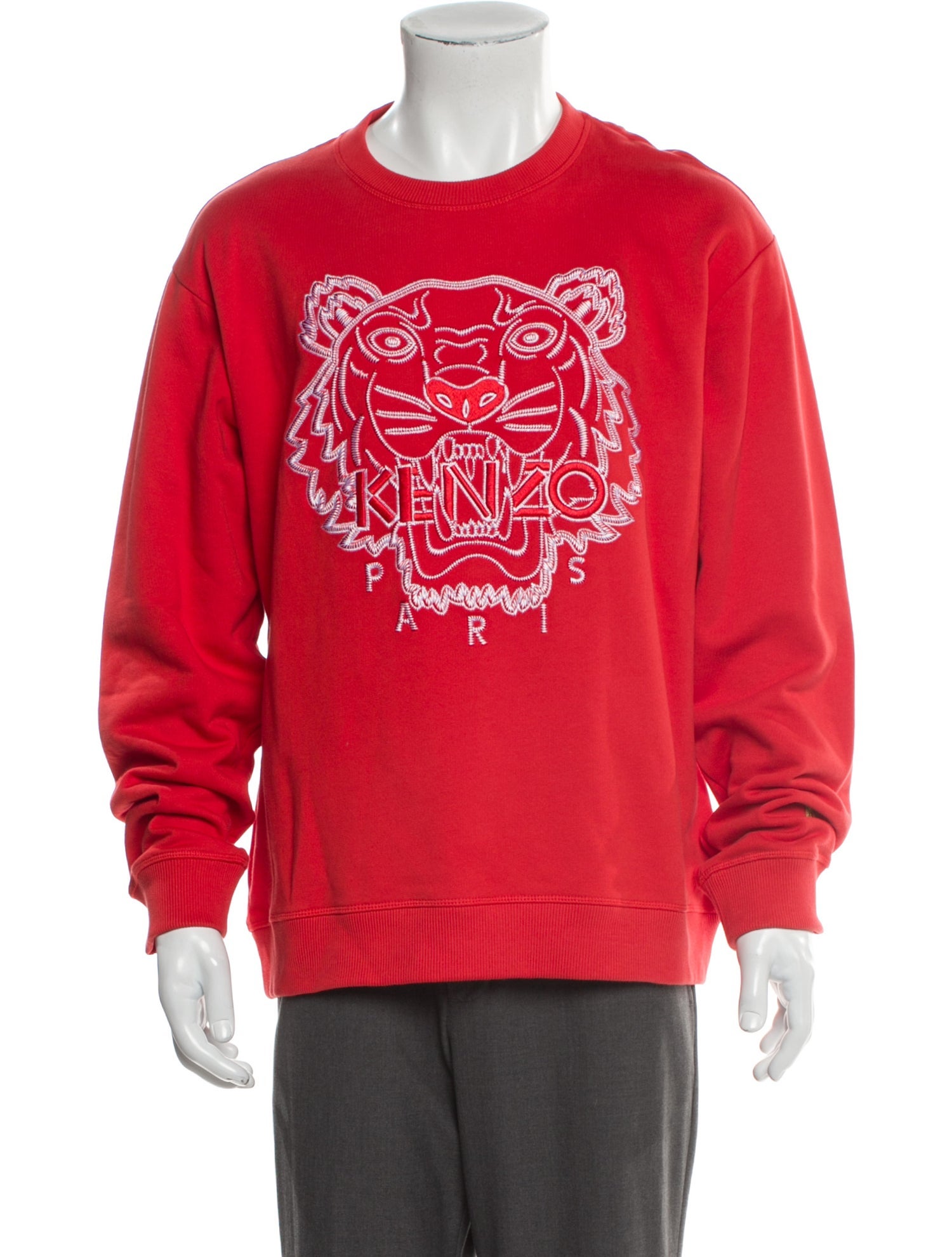 Kenzo Graphic Print Scoop Neck Sweatshirt