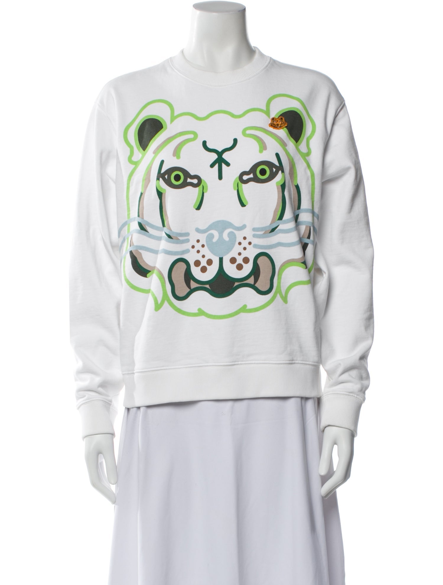 Kenzo Graphic Print Crew Neck Sweatshirt