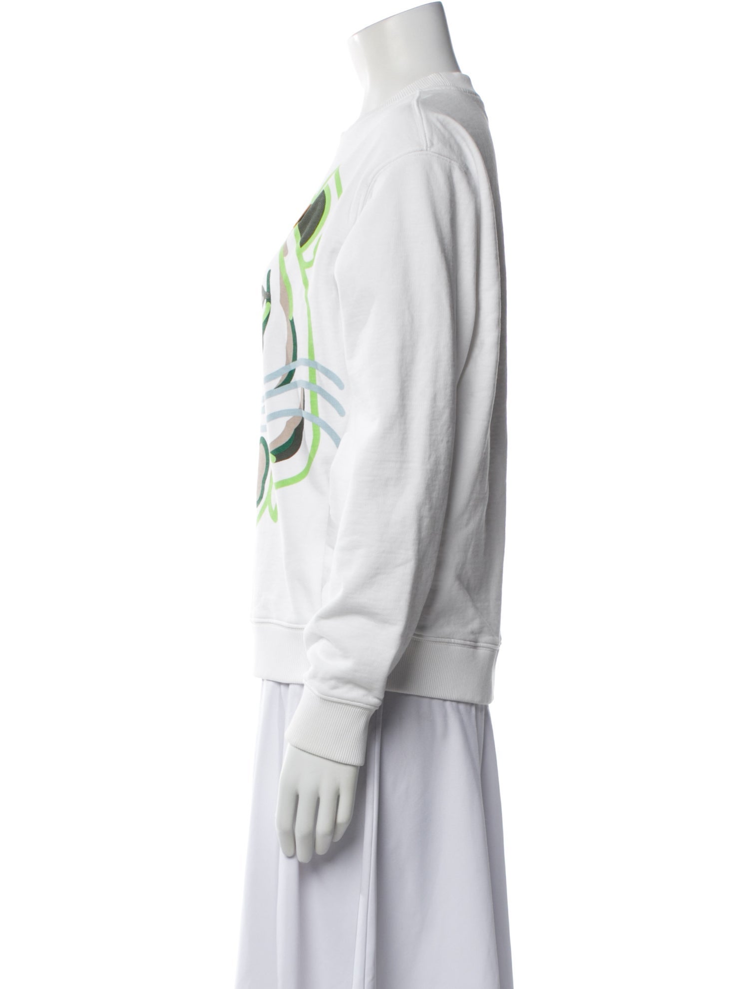 Kenzo Graphic Print Crew Neck Sweatshirt