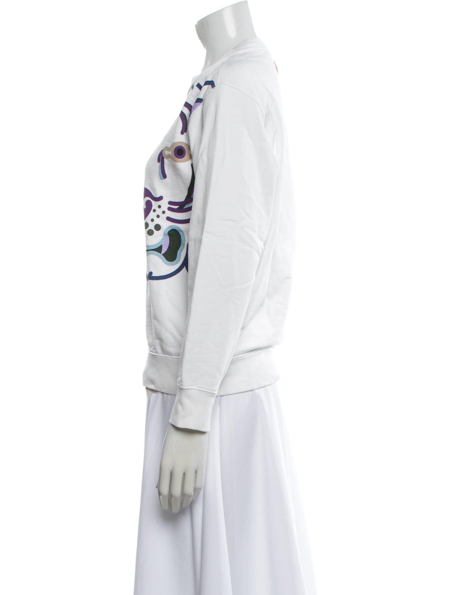 Kenzo Graphic Print Crew Neck Sweatshirt