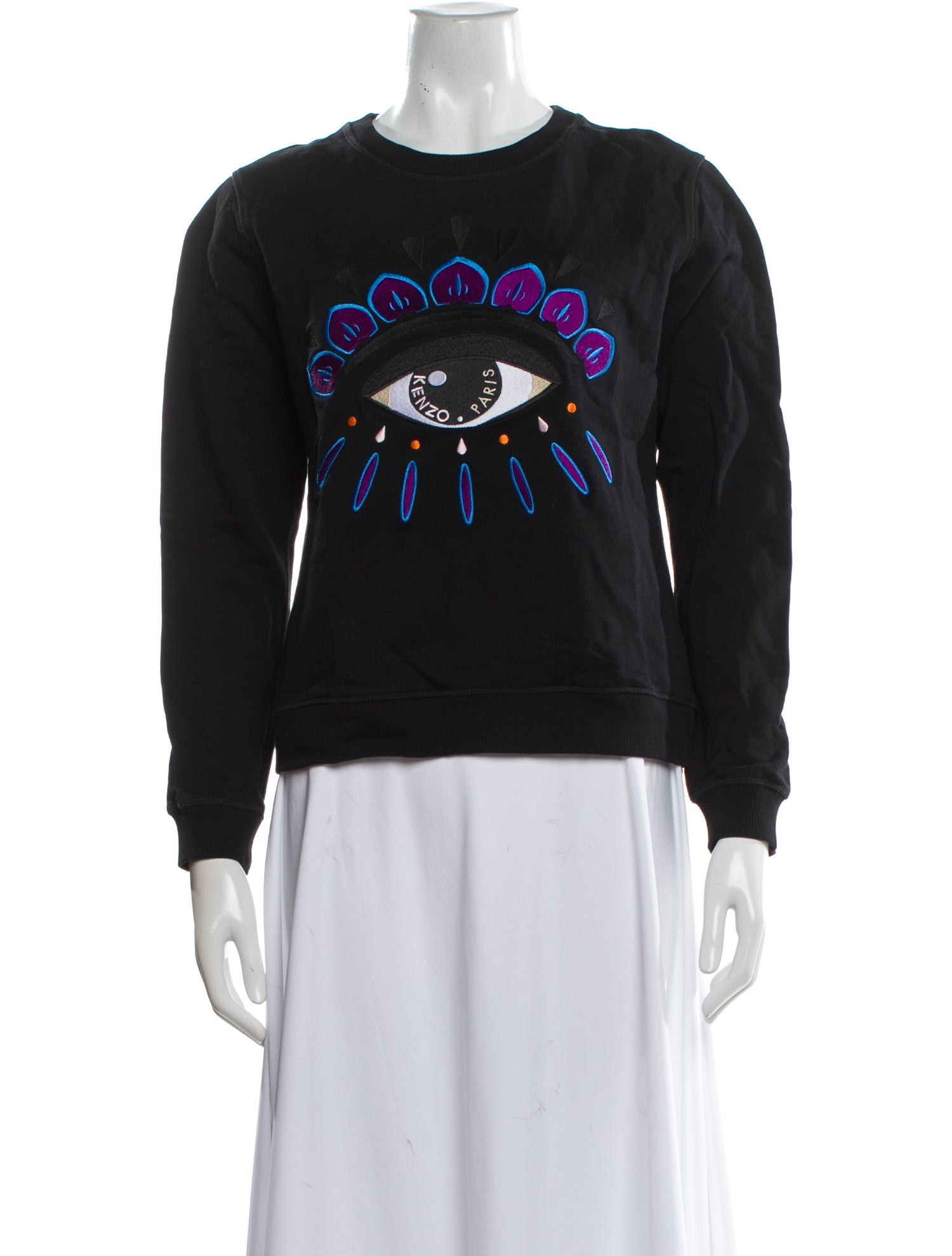 Kenzo Graphic Print Crew Neck Sweatshirt