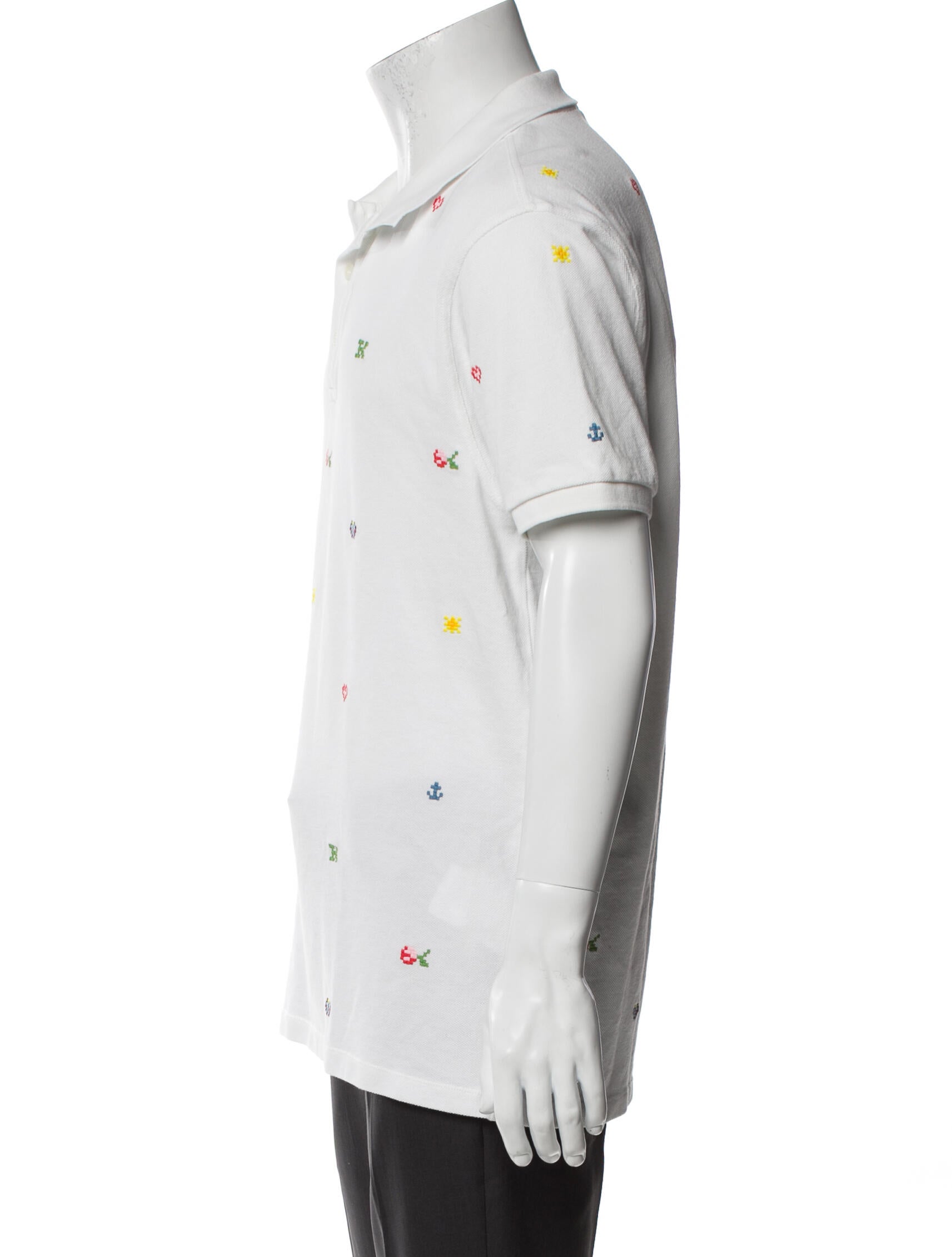 Kenzo Printed Collar Polo Shirt