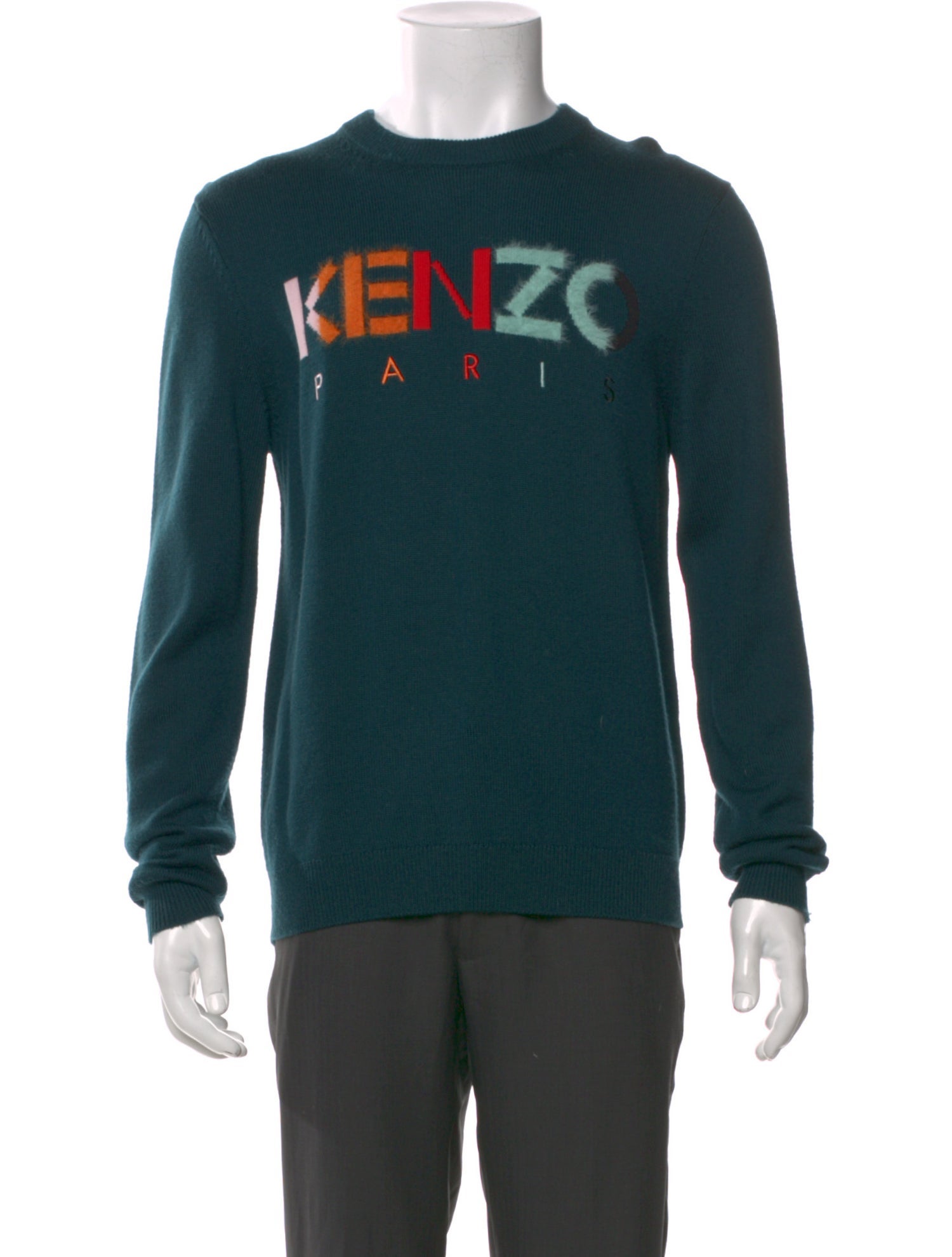 Kenzo Graphic Print Crew Neck Pullover