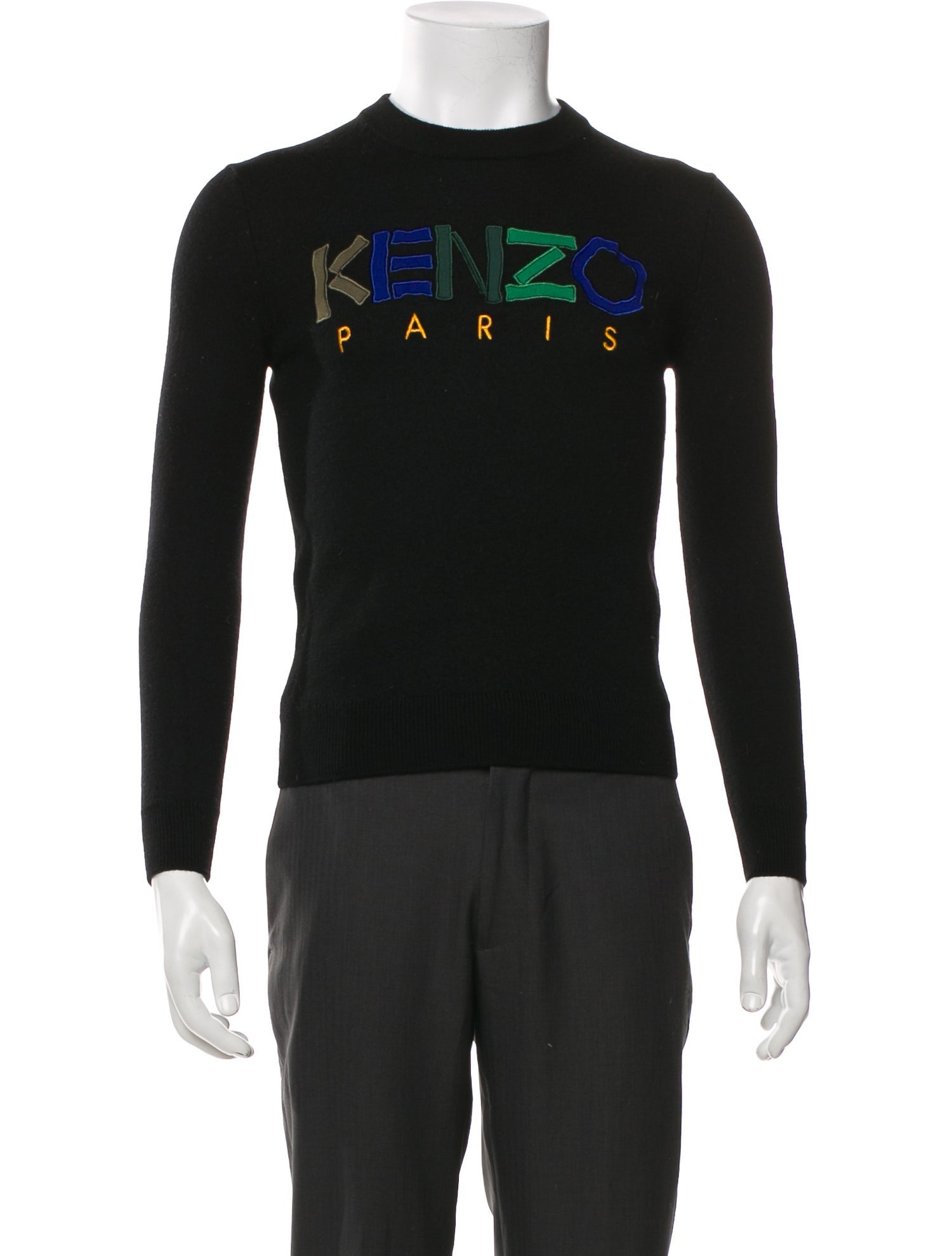 Kenzo Wool Graphic Print Pullover