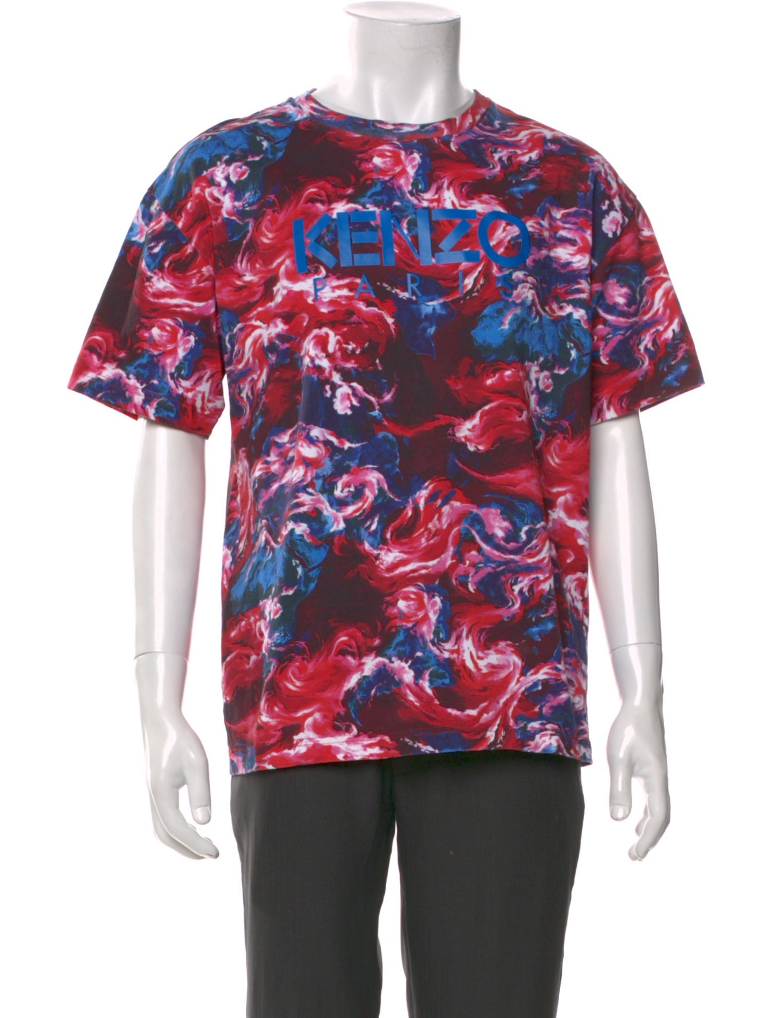 Kenzo Graphic Print Crew Neck T-Shirt