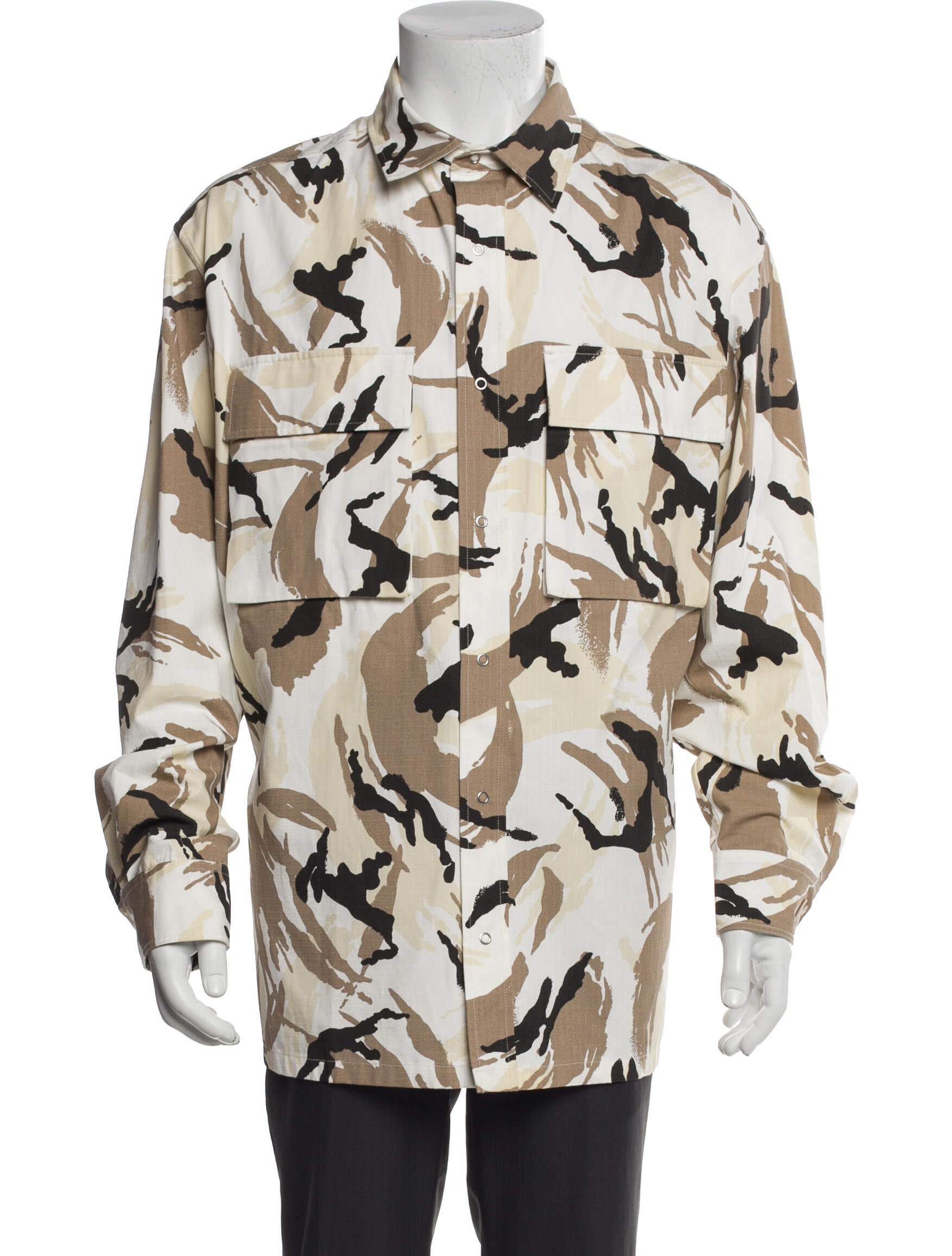 Kenzo Camouflage Print Utility Jacket w/ Tags
