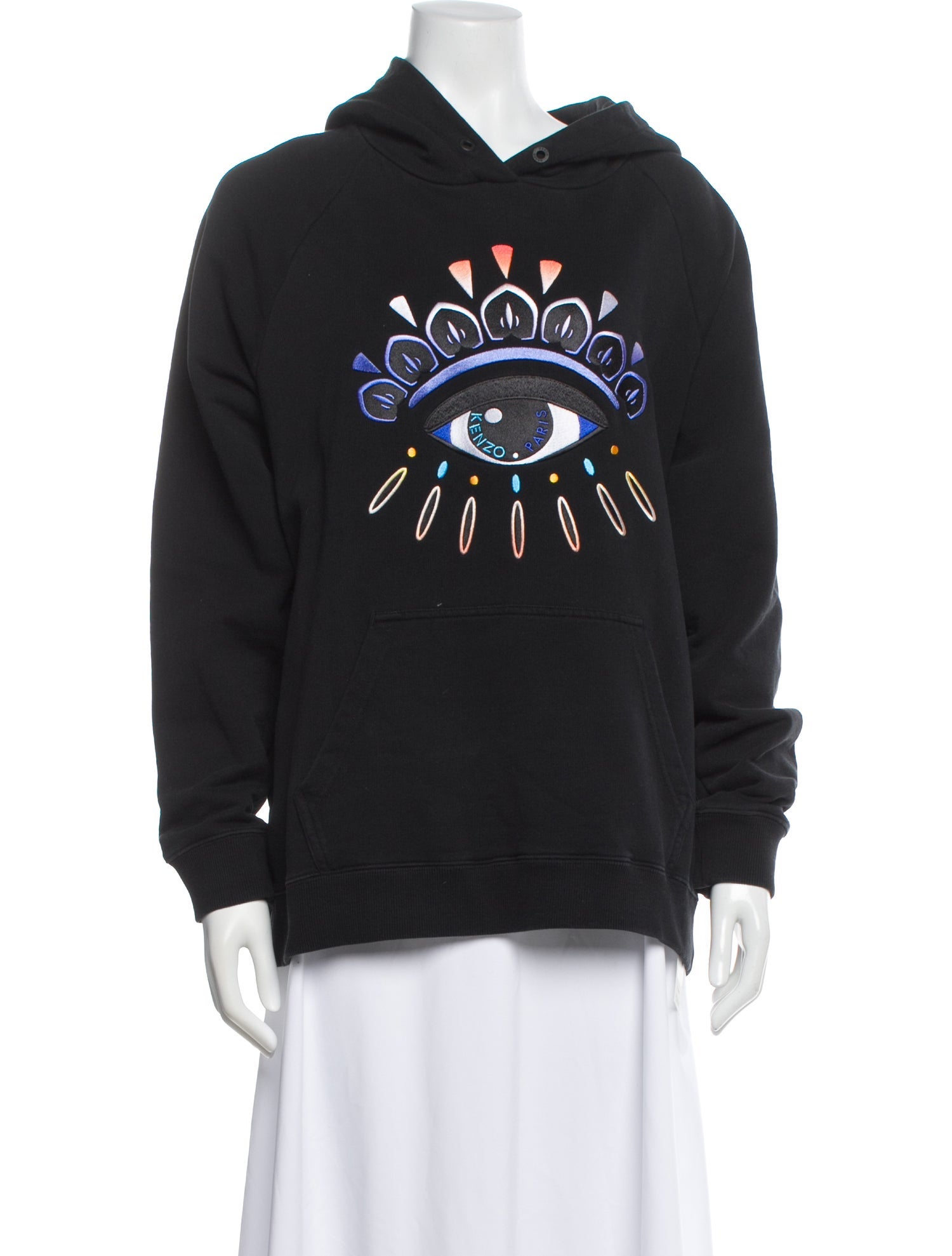 Kenzo Graphic Print Crew Neck Hoodie
