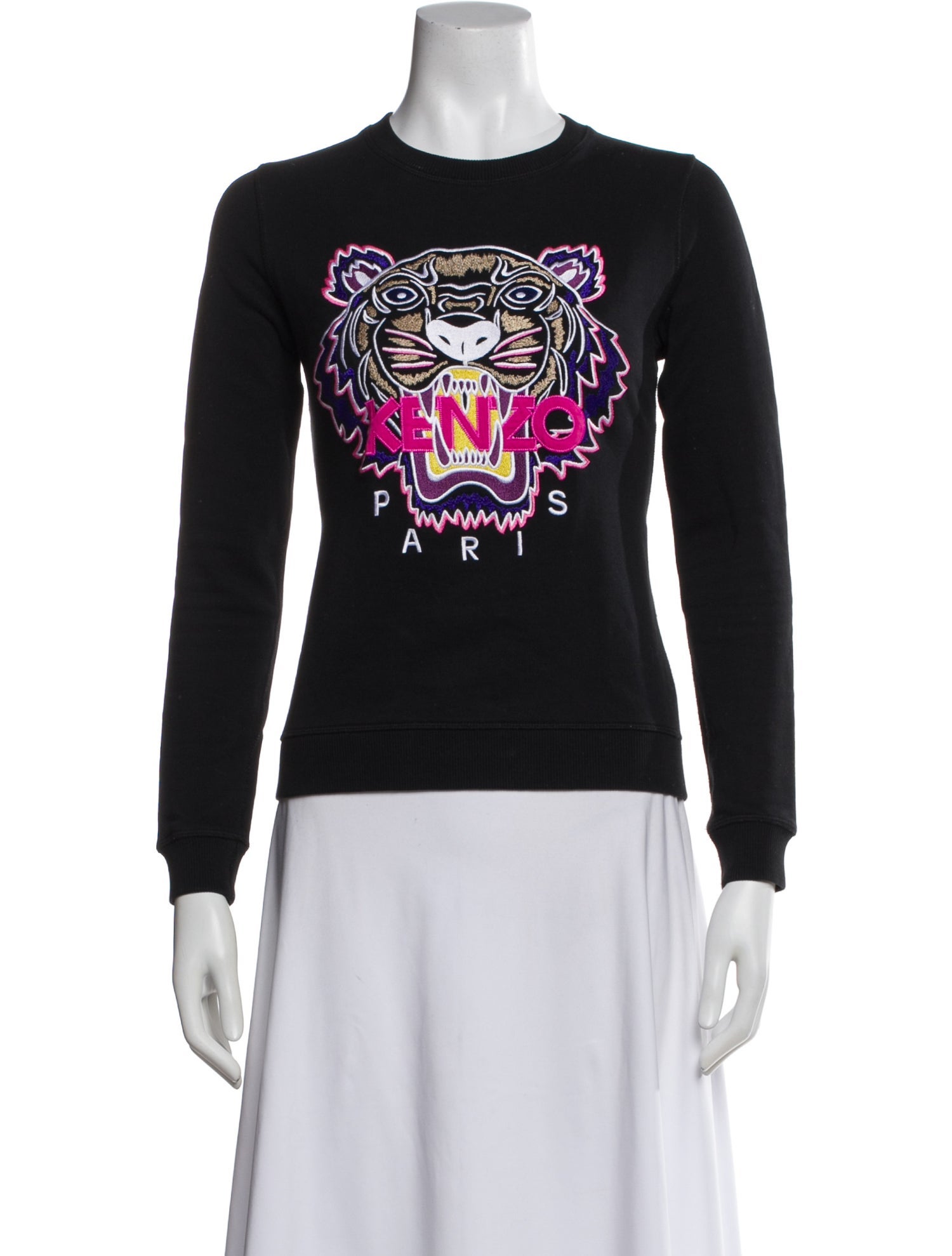 Kenzo Graphic Print Crew Neck Sweatshirt