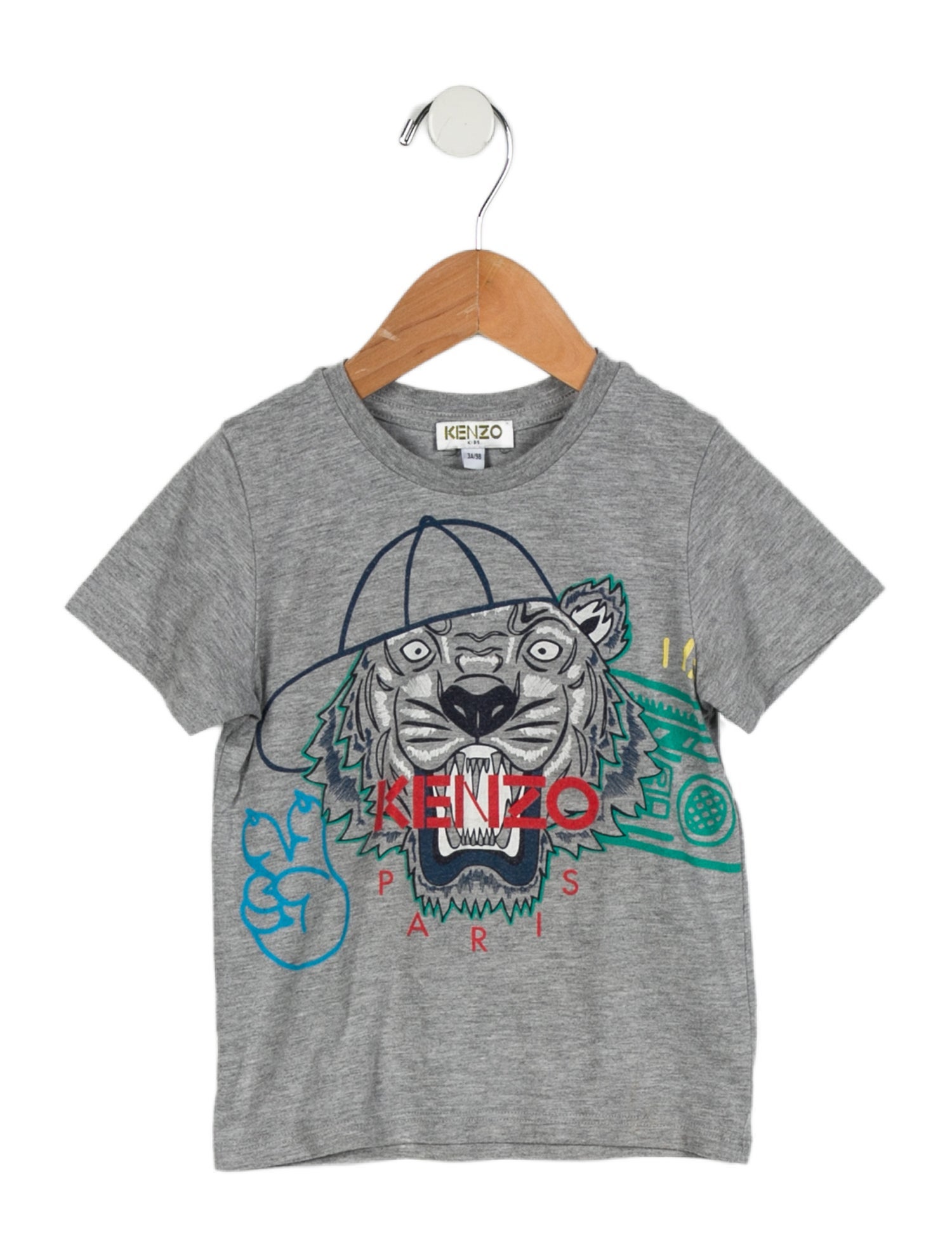 Kenzo Toddler Boys' Grey Graphic T-shirt