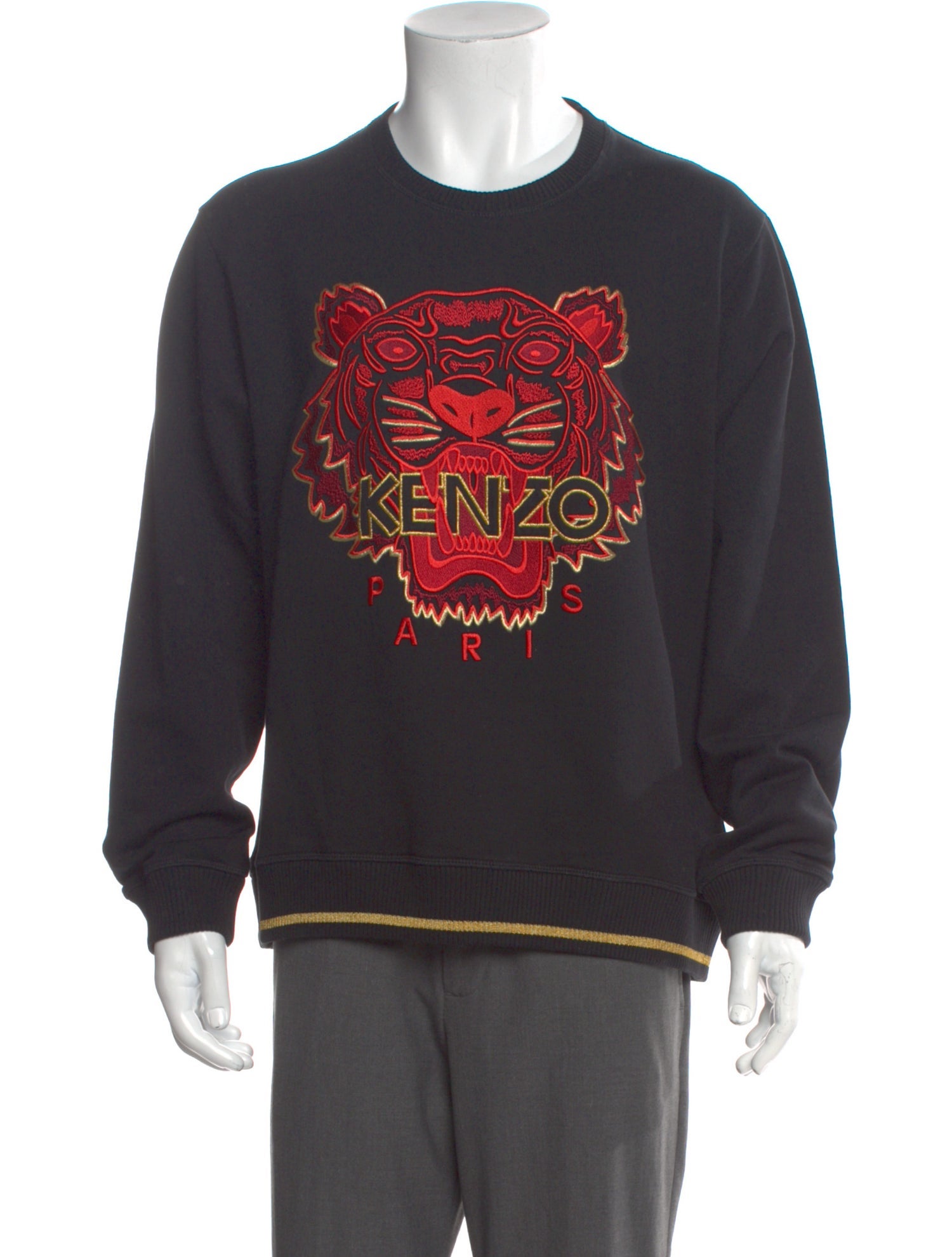 Kenzo Graphic Print Crew Neck Pullover