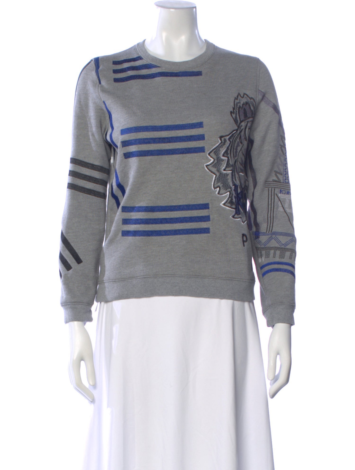 Kenzo Graphic Print Crew Neck Sweatshirt