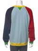 Kenzo Colorblock Pattern Crew Neck Pullover