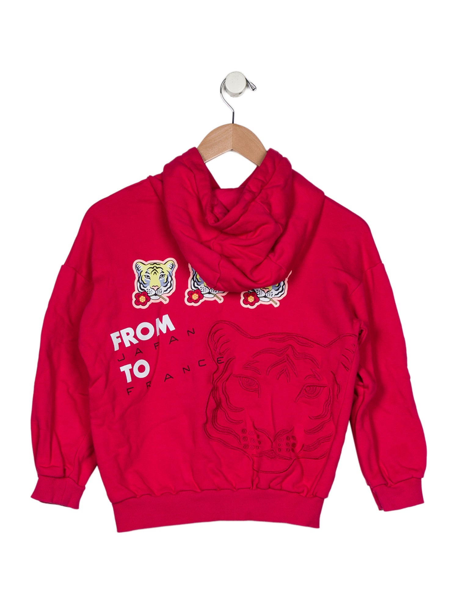 Kenzo Girls' Print Embroidered Hoodie
