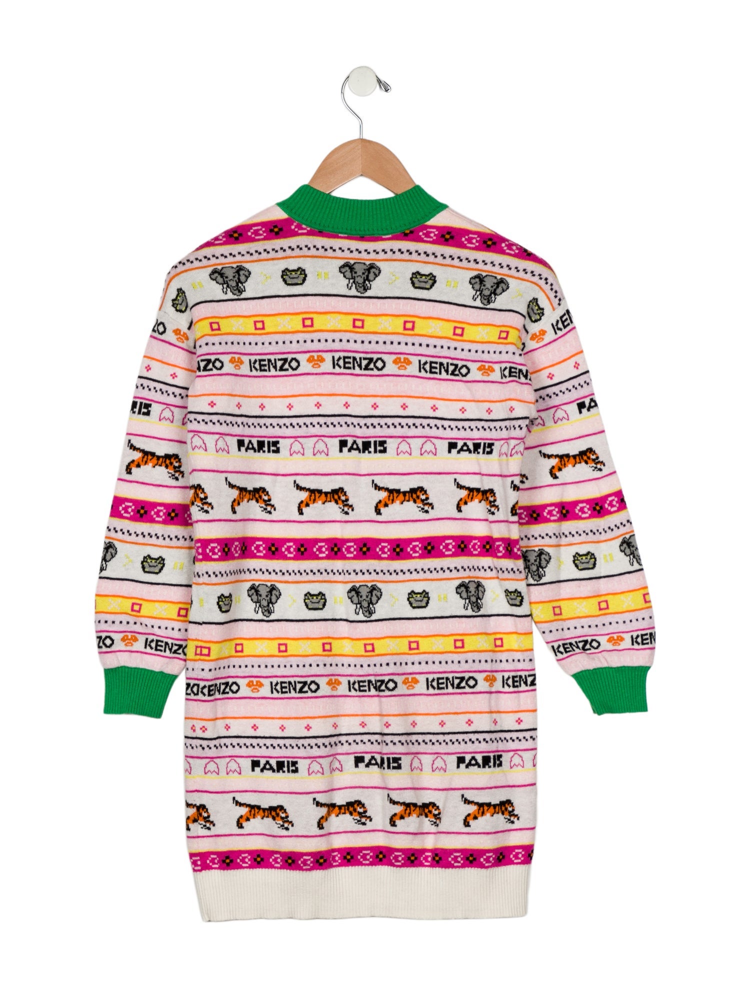 Kenzo Girls' Knit Print Dress