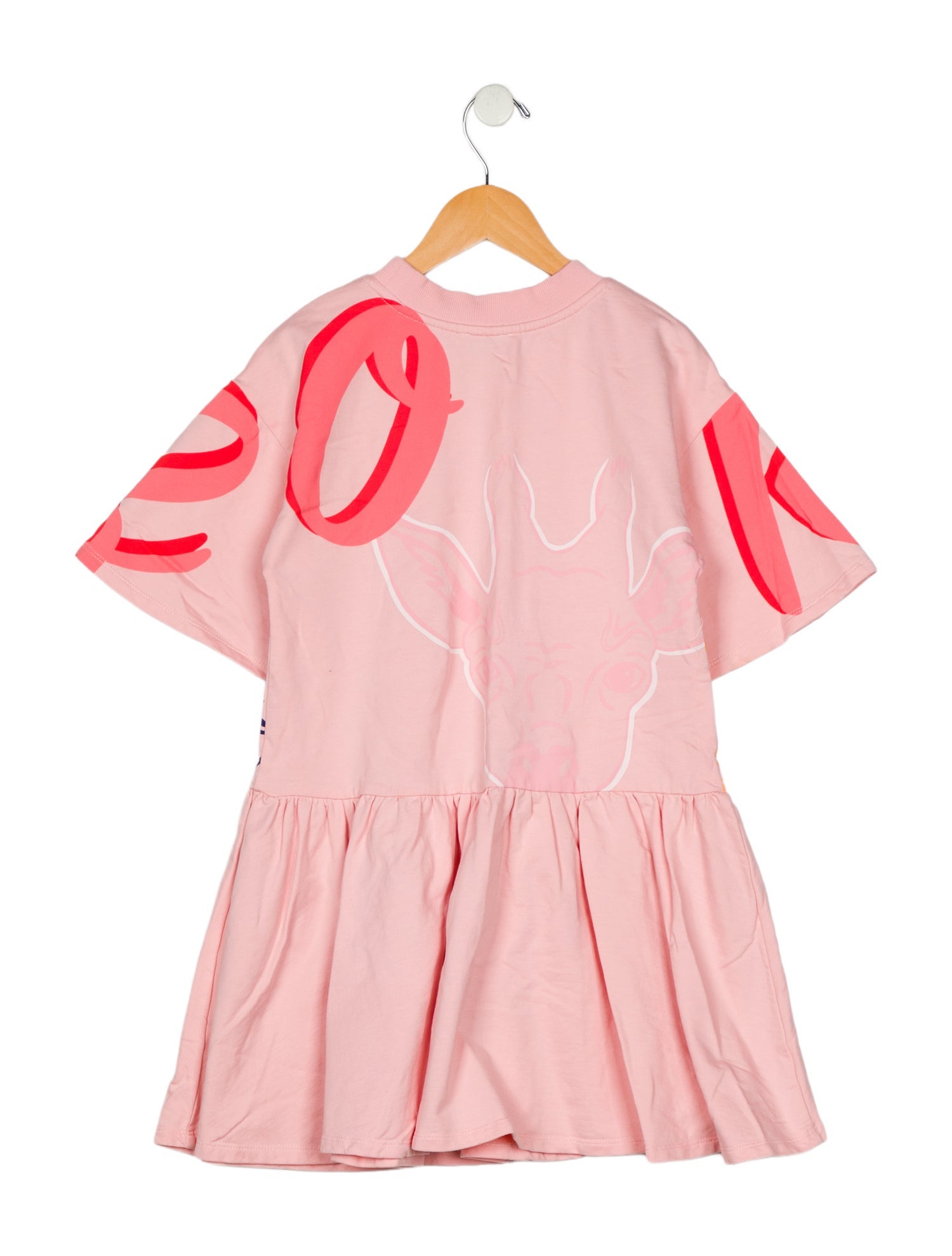 Kenzo Girls' Graphic Long Sleeve Dress