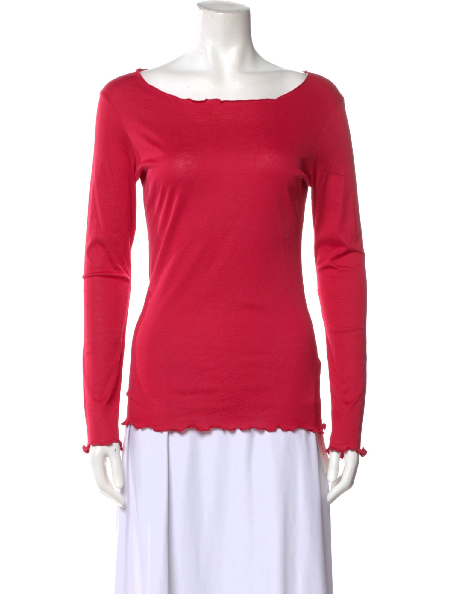 Kenzo Bateau Neckline Long Sleeve Top