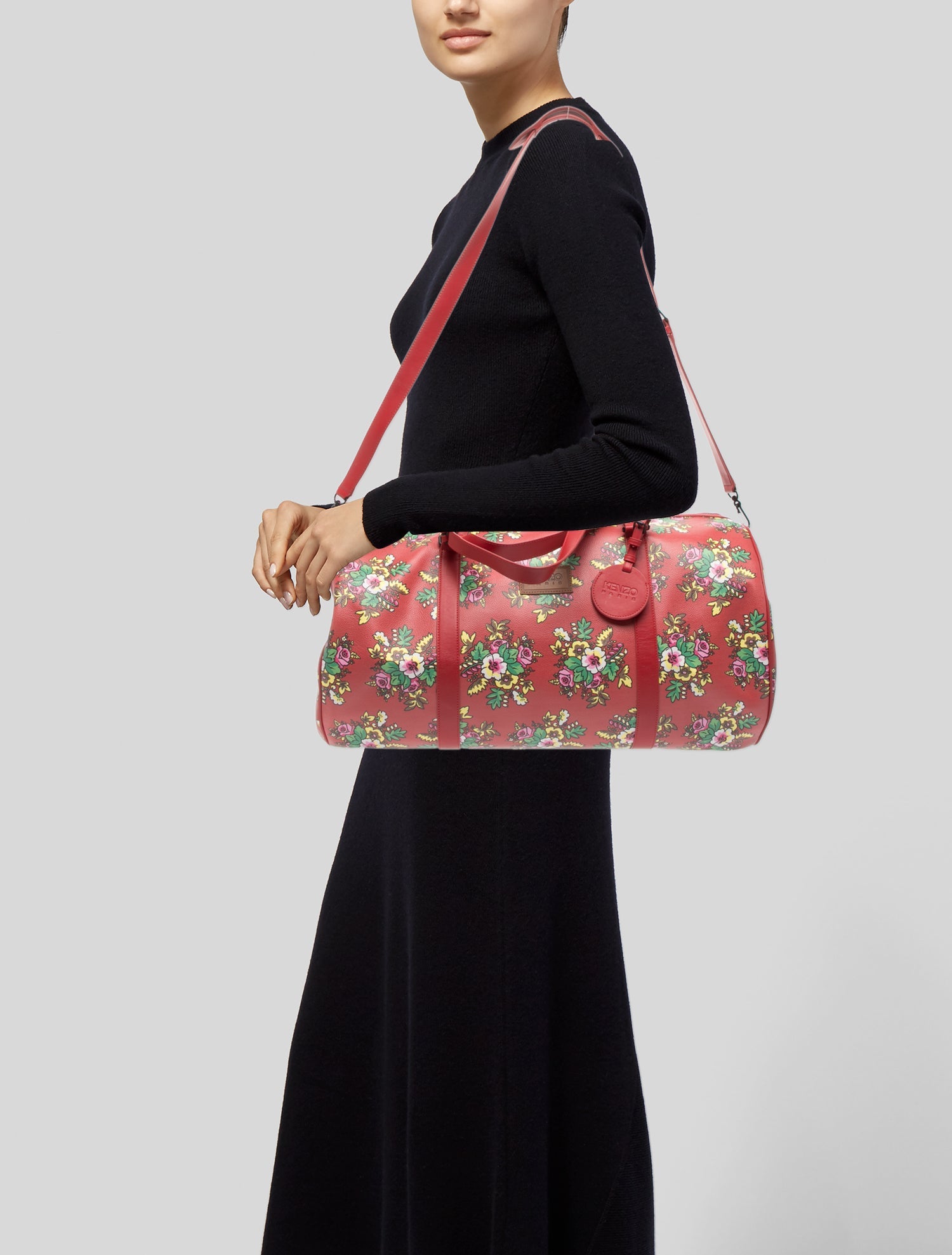 Kenzo Leather Weekender Bag