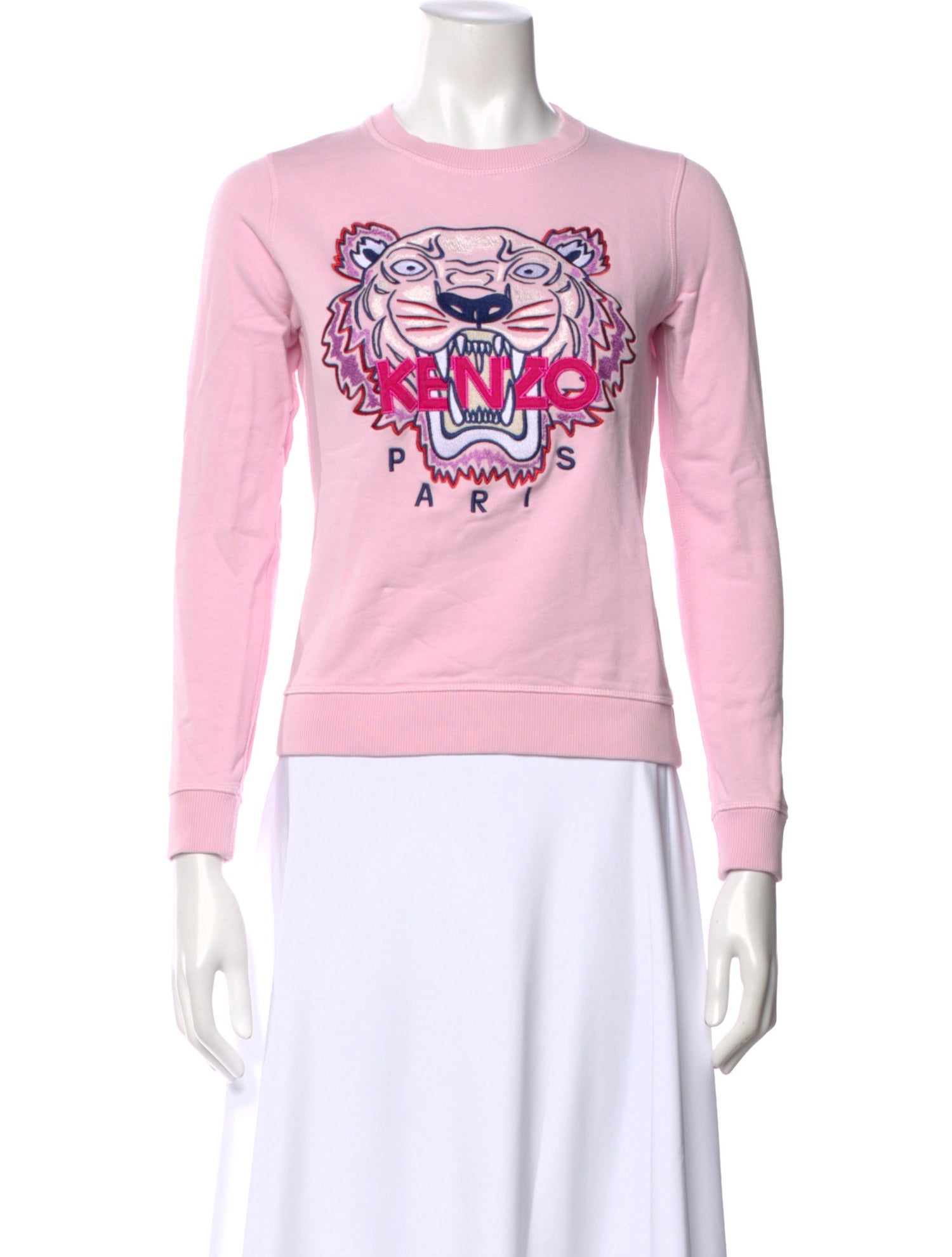 Kenzo Graphic Print Crew Neck Sweatshirt