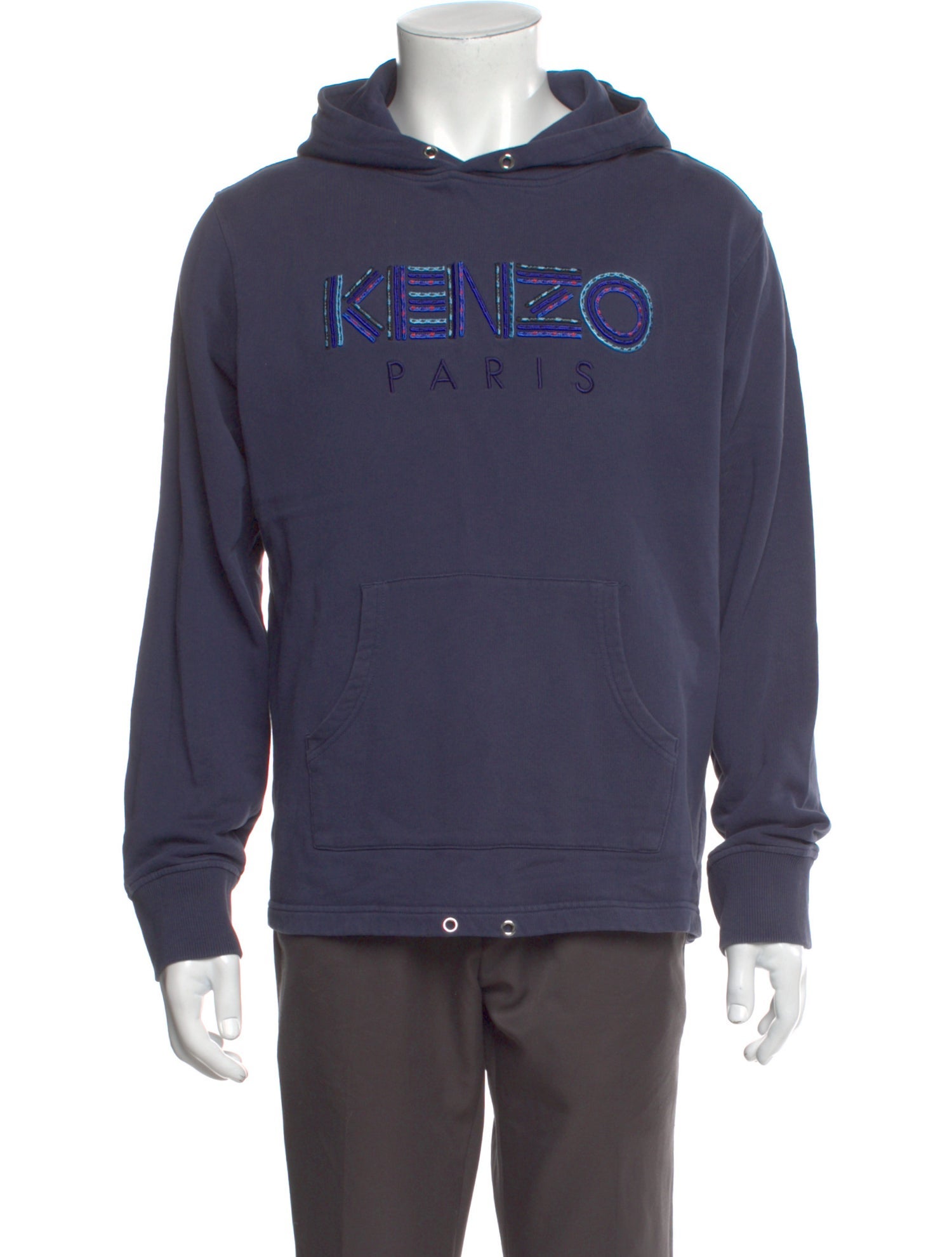 Kenzo Graphic Print Crew Neck Hoodie