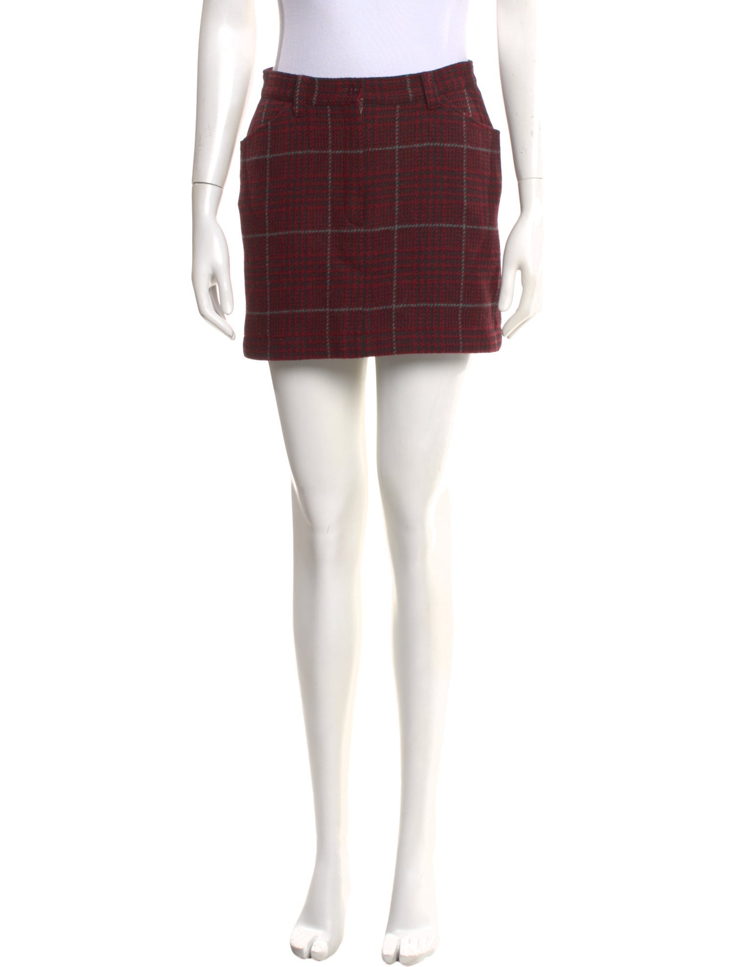 Kenzo Wool Mini Skirt