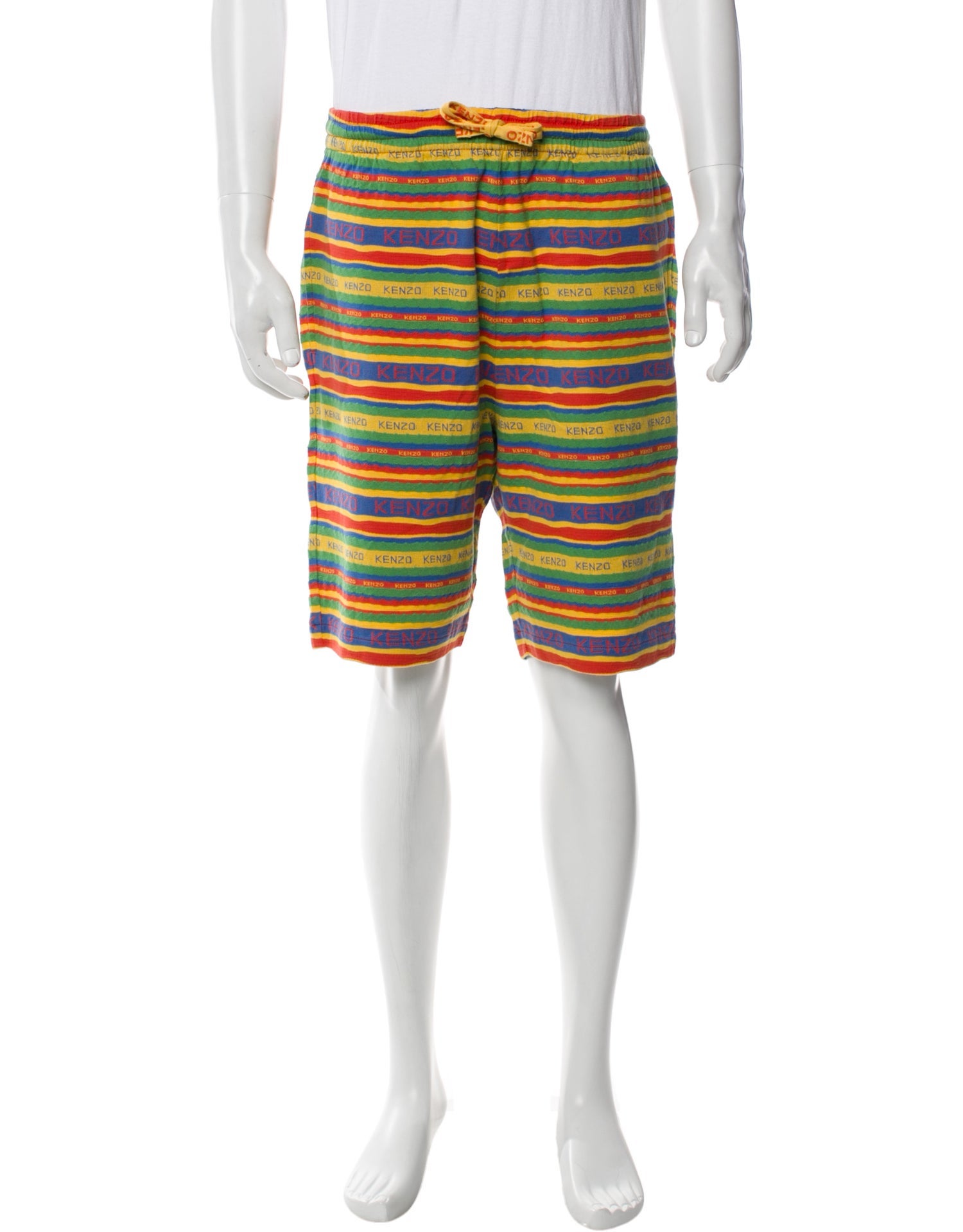 Kenzo Striped Jogger Shorts