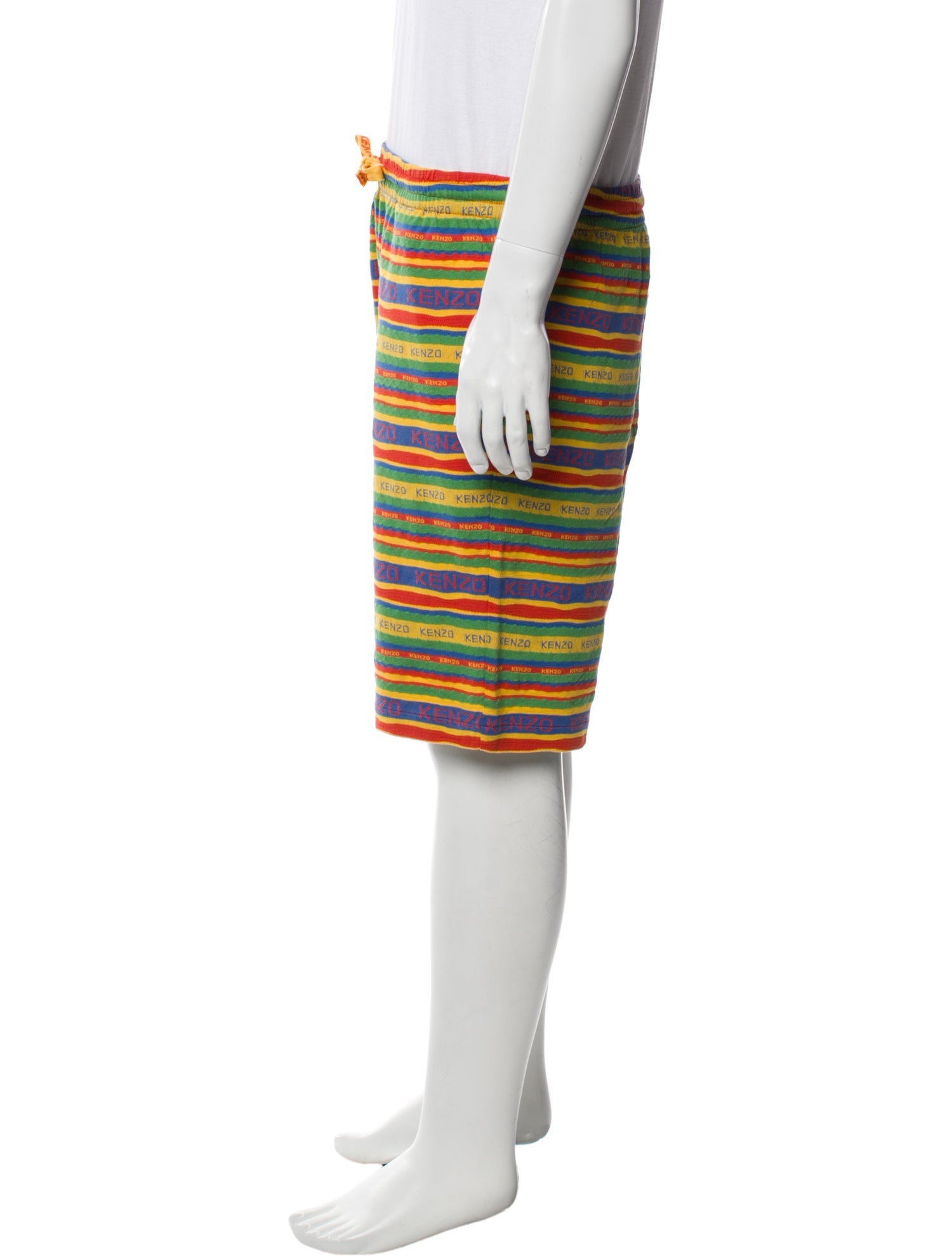 Kenzo Striped Jogger Shorts