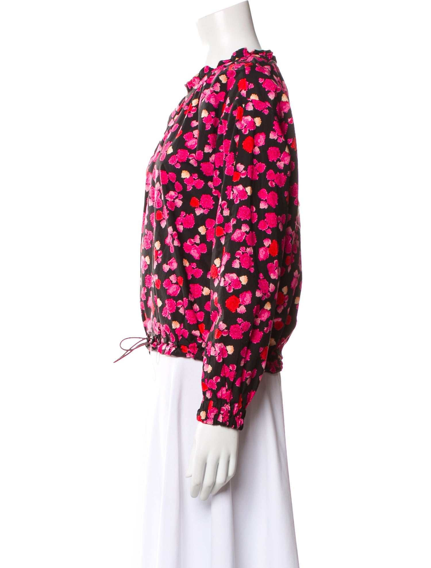 Kenzo Floral Print Crew Neck Top