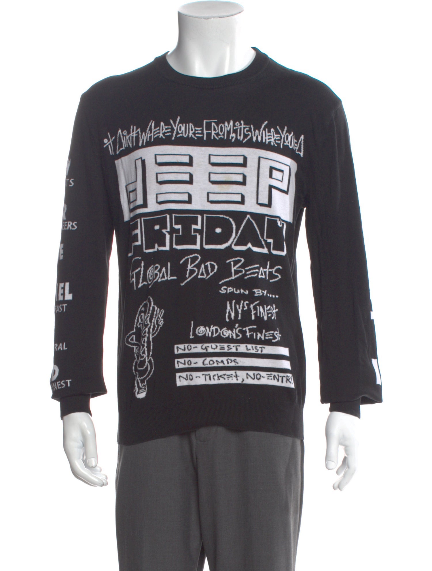 Kenzo Graphic Print Crew Neck Pullover