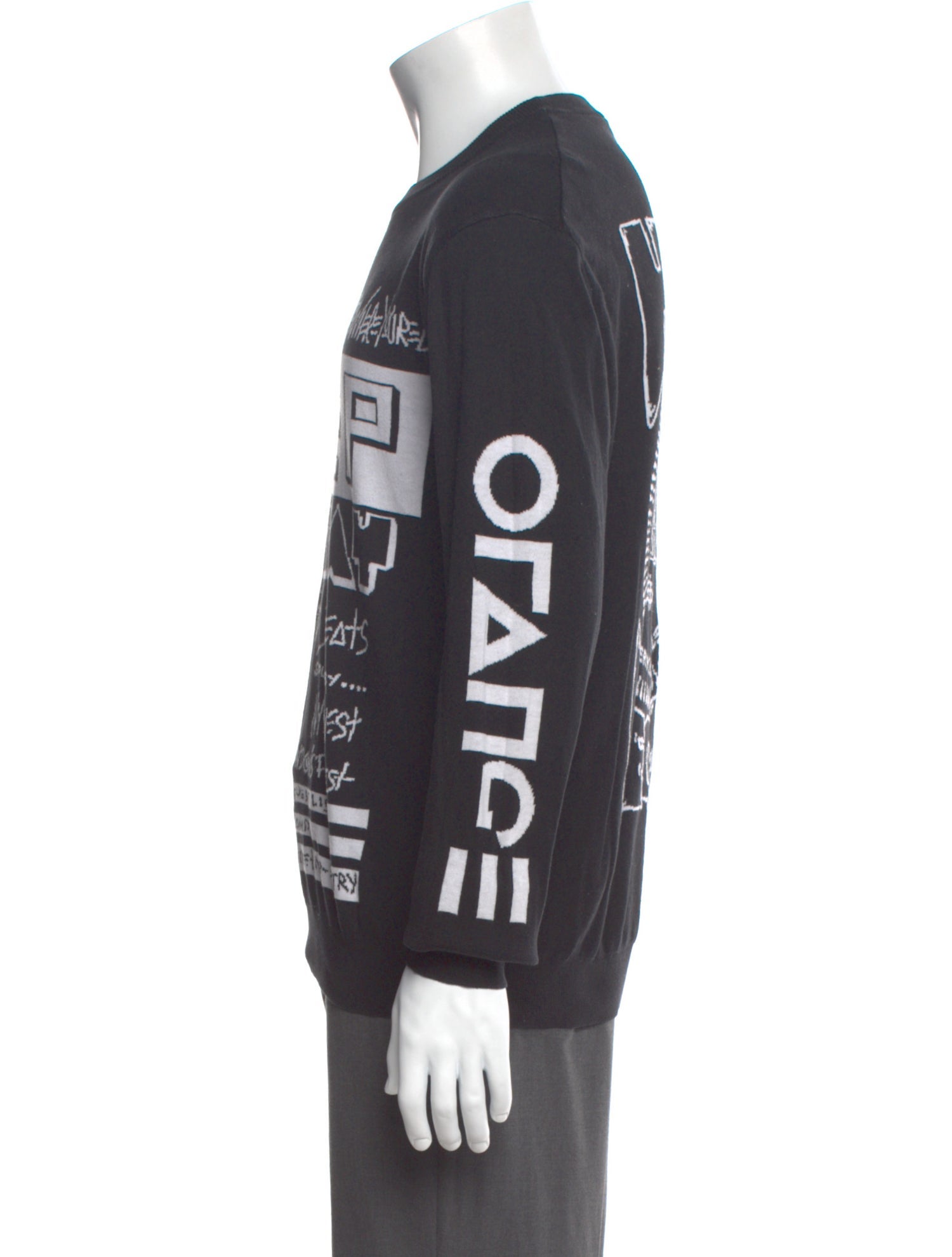 Kenzo Graphic Print Crew Neck Pullover