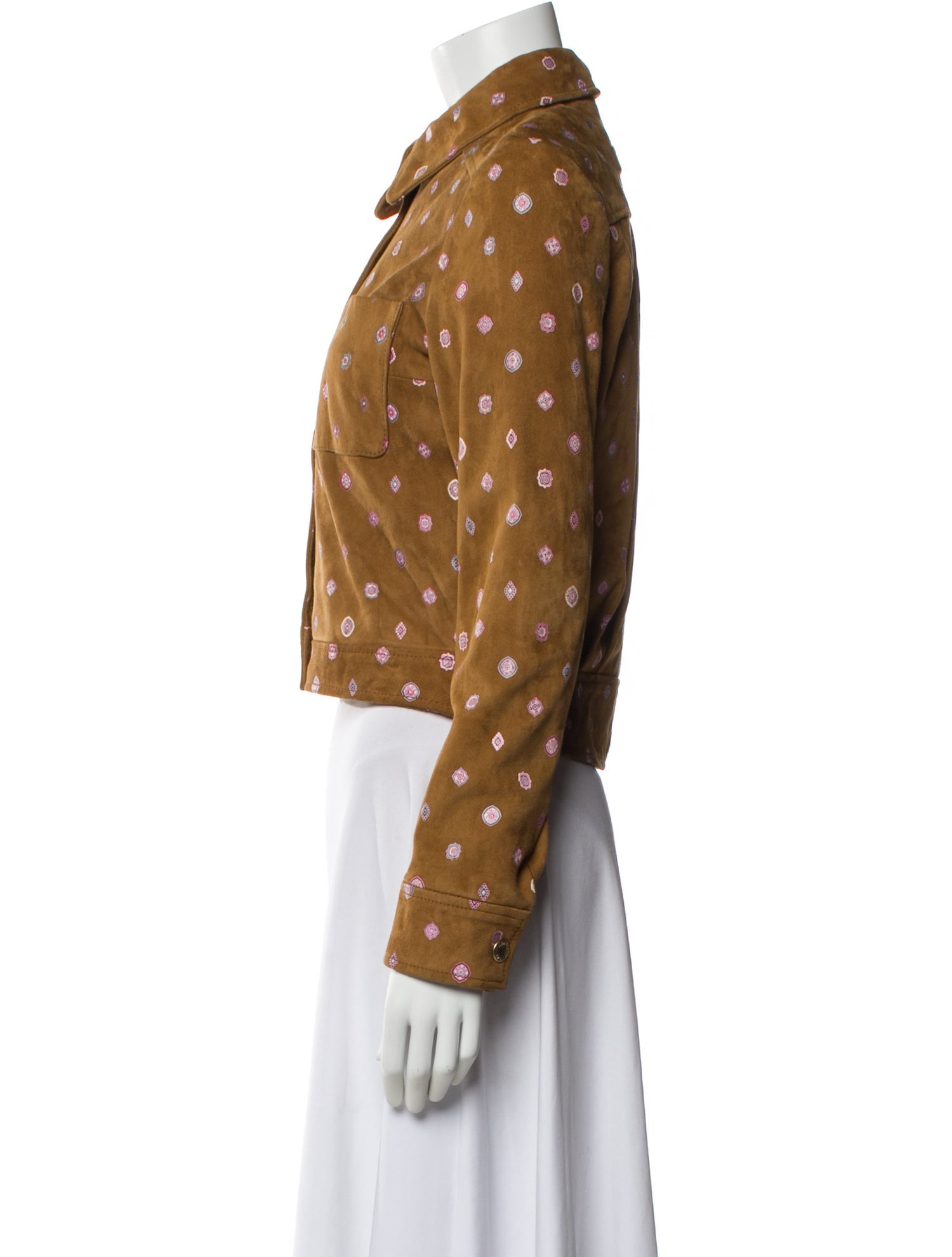 Kenzo Lambskin Printed Evening Jacket