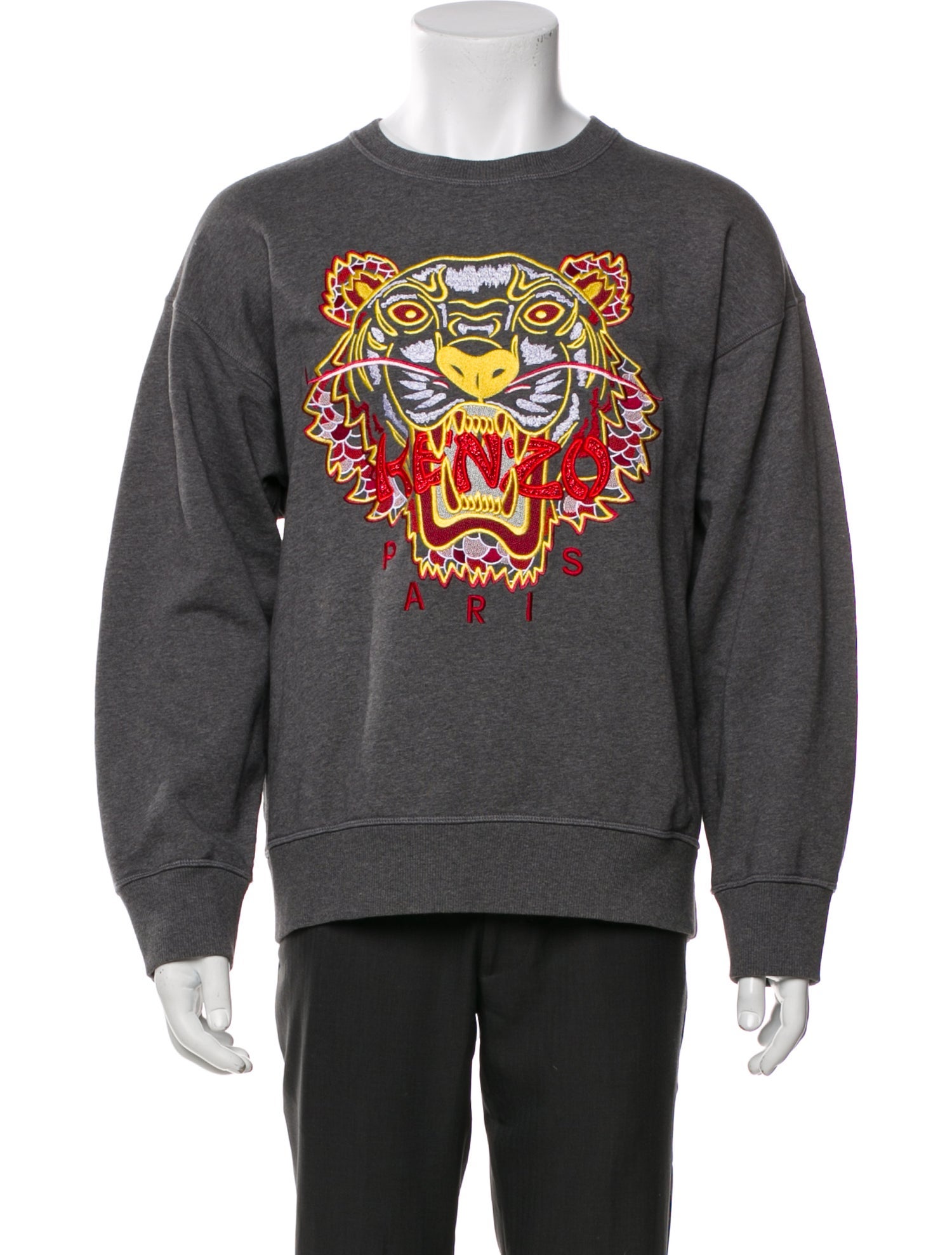 Kenzo Graphic Print Crew Neck Sweater