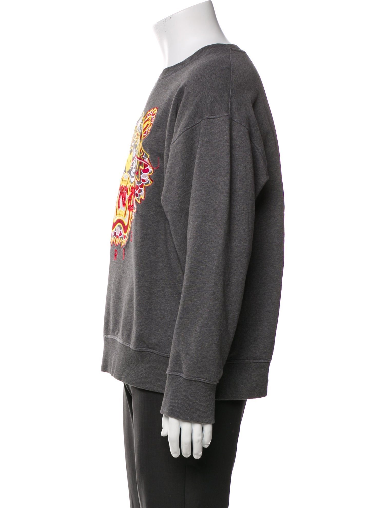 Kenzo Graphic Print Crew Neck Sweater