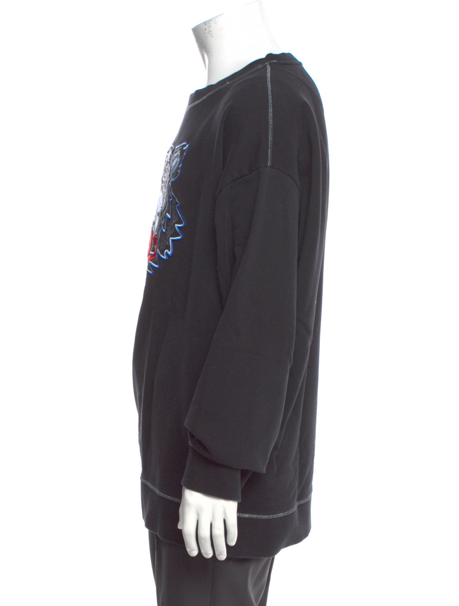 Kenzo Graphic Print Scoop Neck Sweatshirt