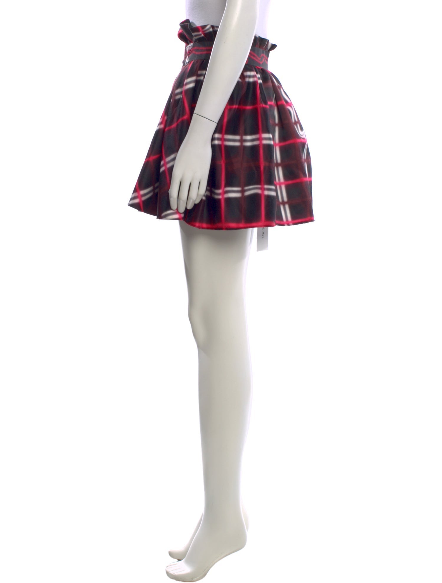 Kenzo Plaid Print Mini Skirt