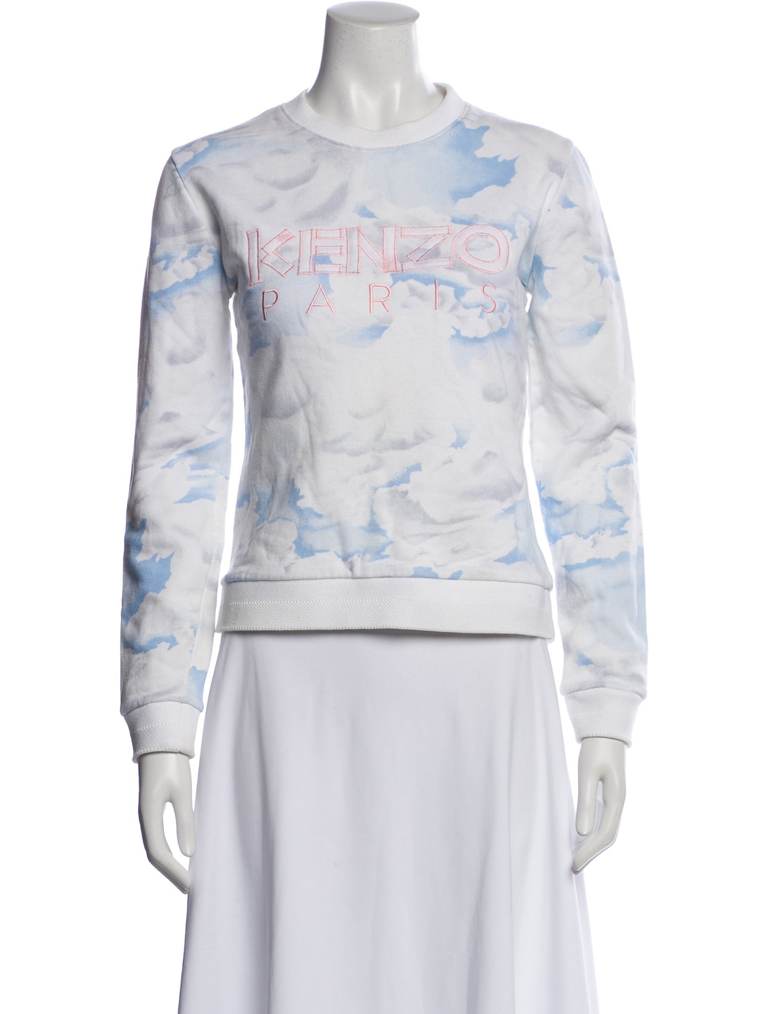Kenzo Patterned Crew Neck Sweatshirt