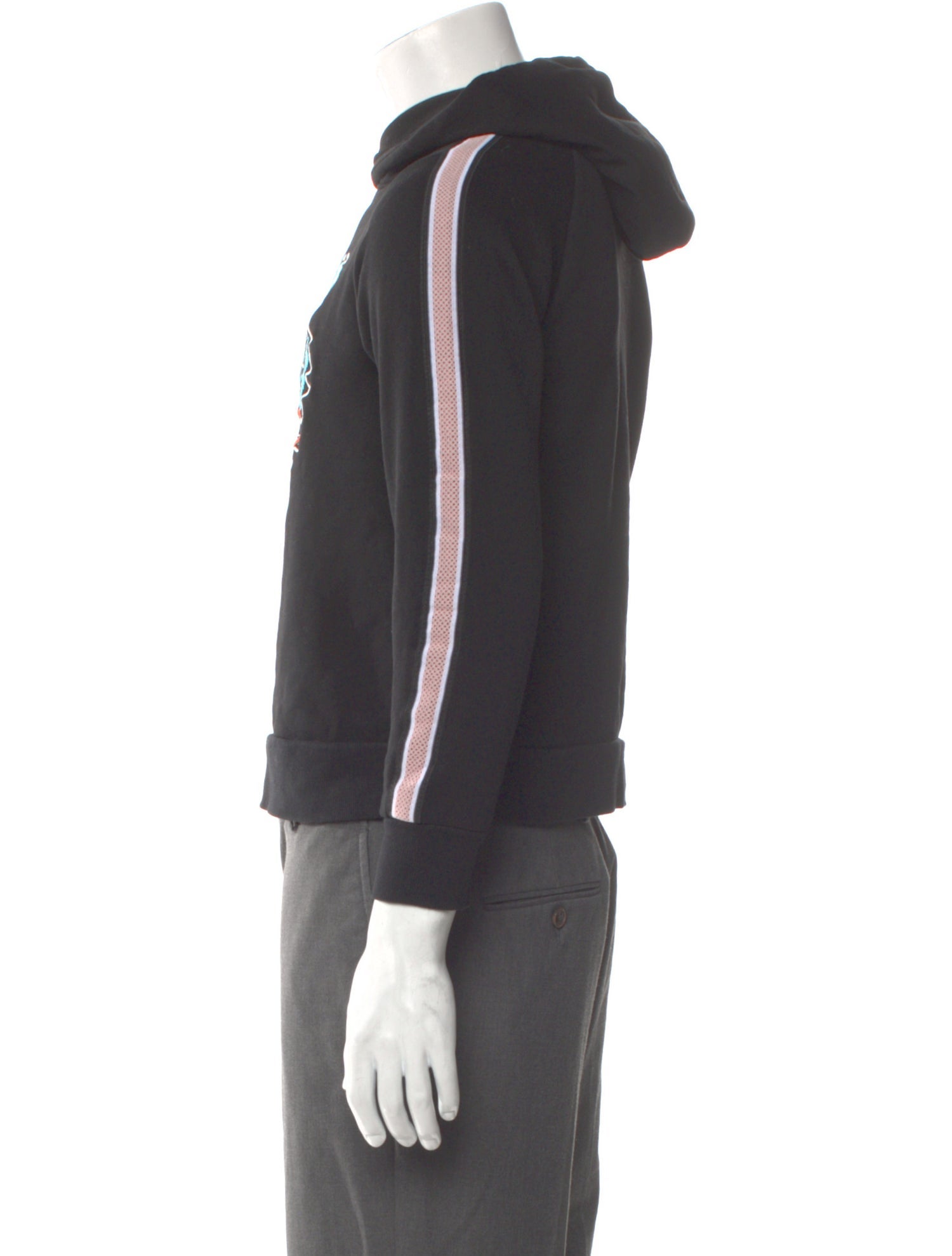 Kenzo Graphic Print V-Neck Hoodie