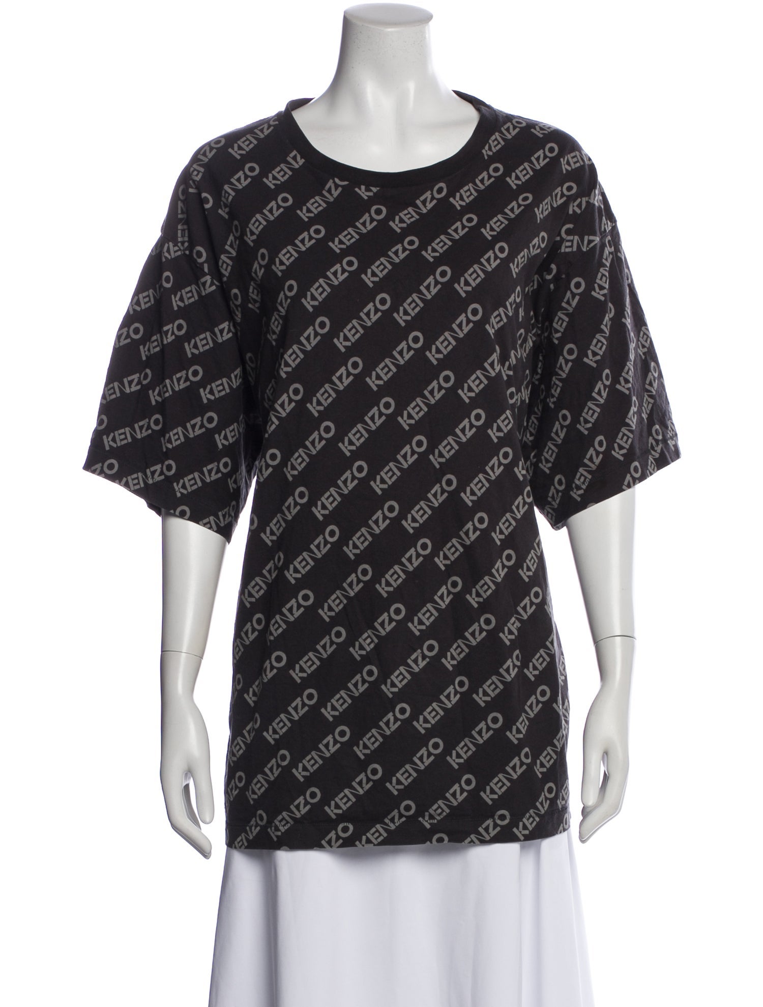 Kenzo Graphic Print Crew Neck T-Shirt