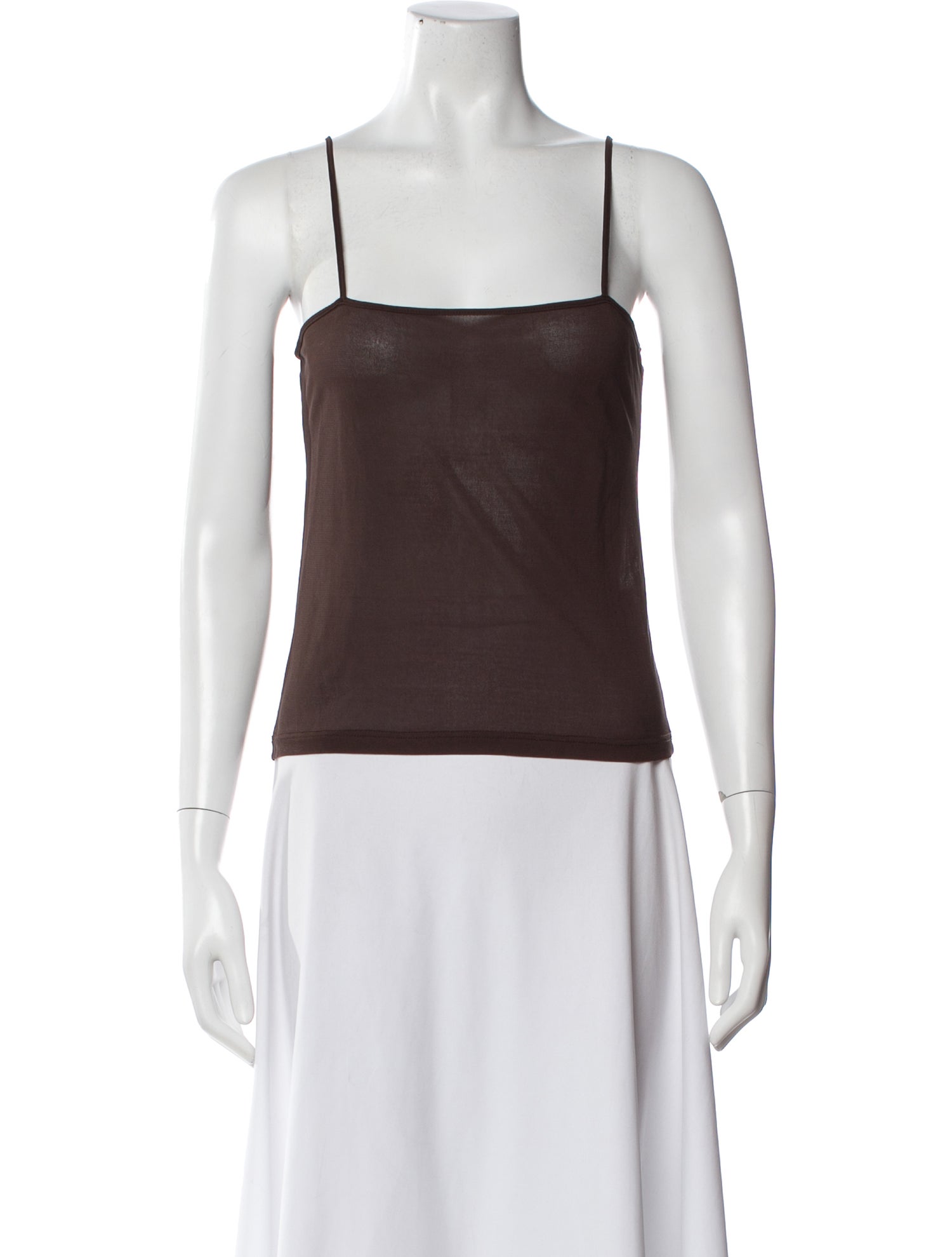 Kenzo Square Neckline Sleeveless Top