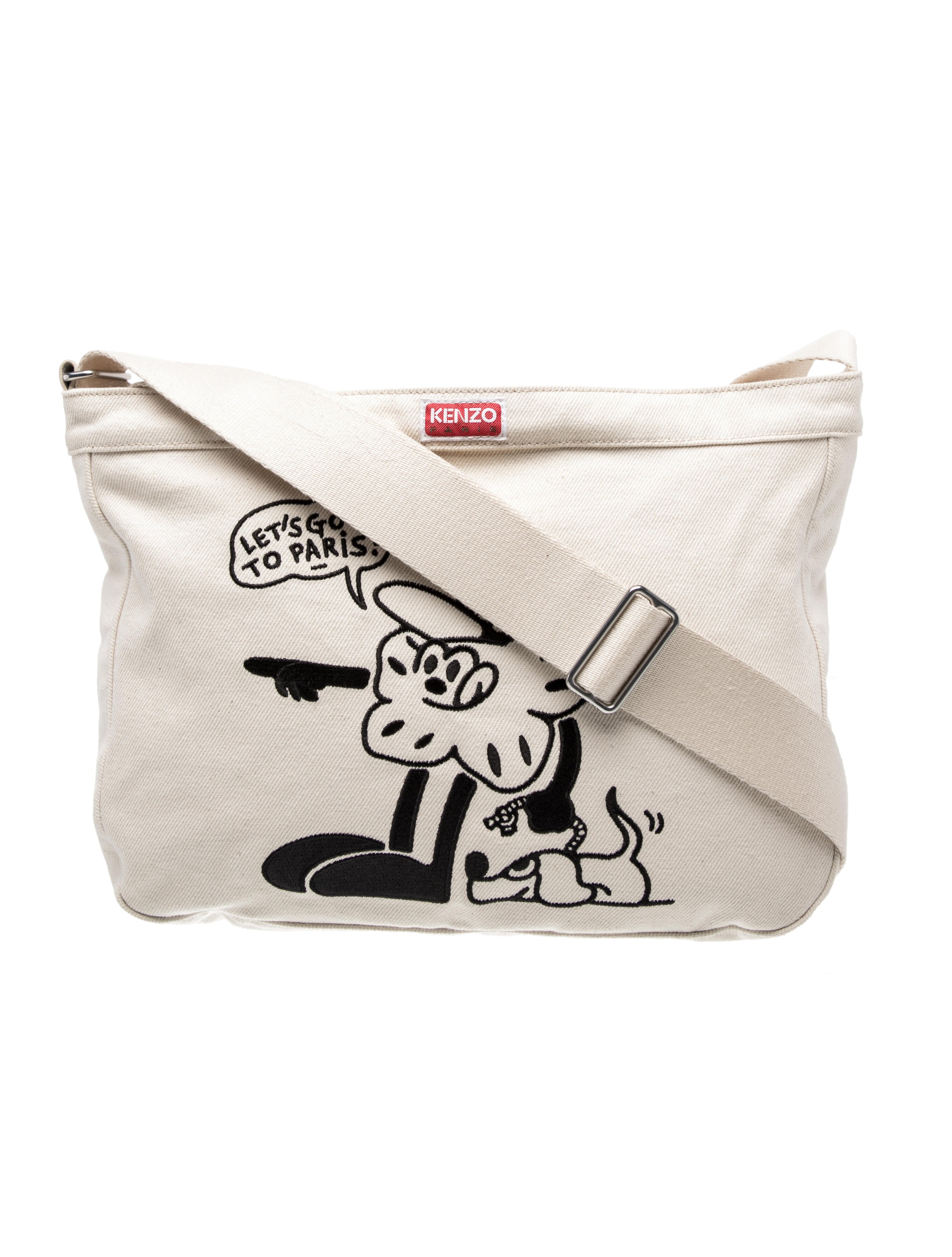 Kenzo Canvas Messenger Bag