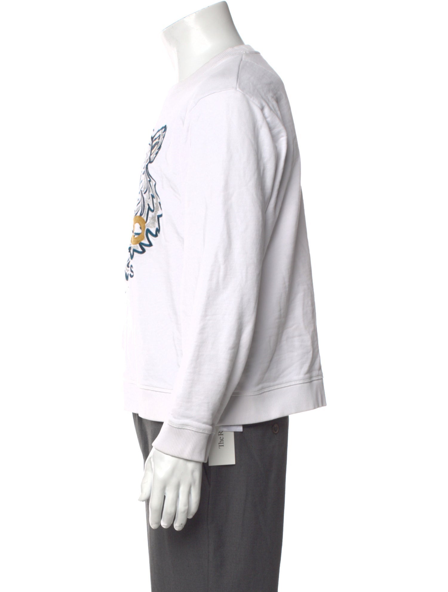 Kenzo Graphic Print Scoop Neck Sweatshirt