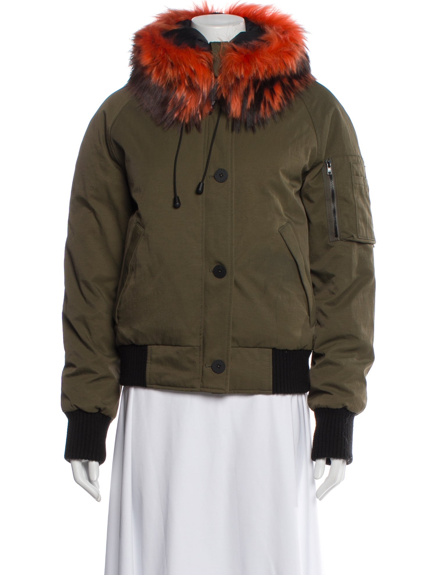 Kenzo Colorblock Pattern Down Jacket