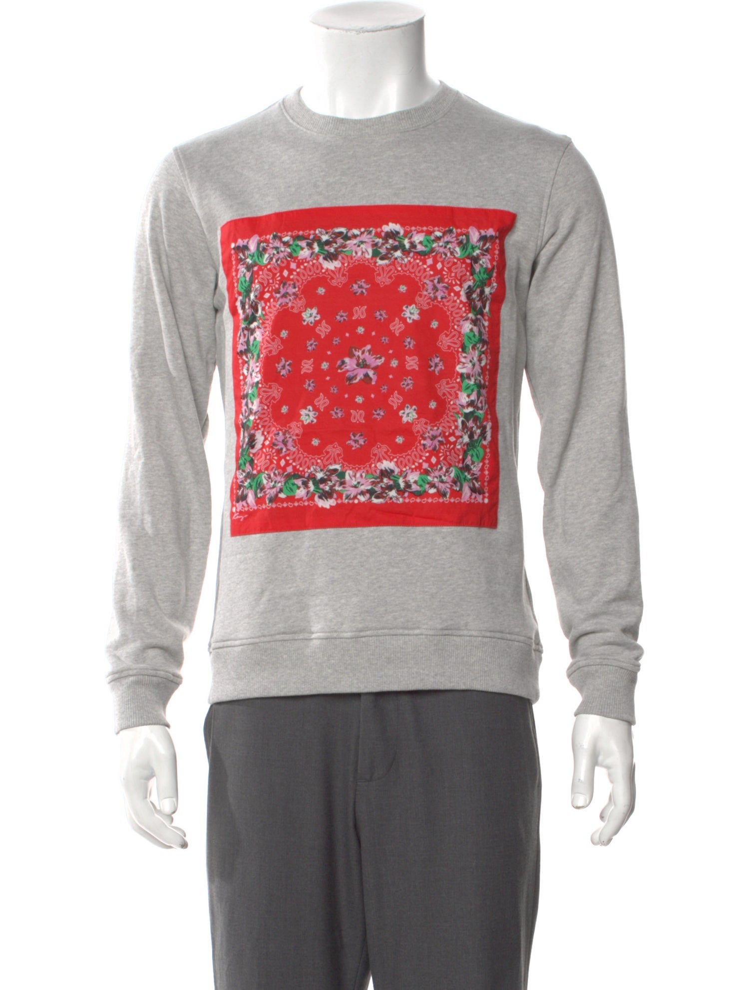 Kenzo Graphic Print Crew Neck Sweatshirt