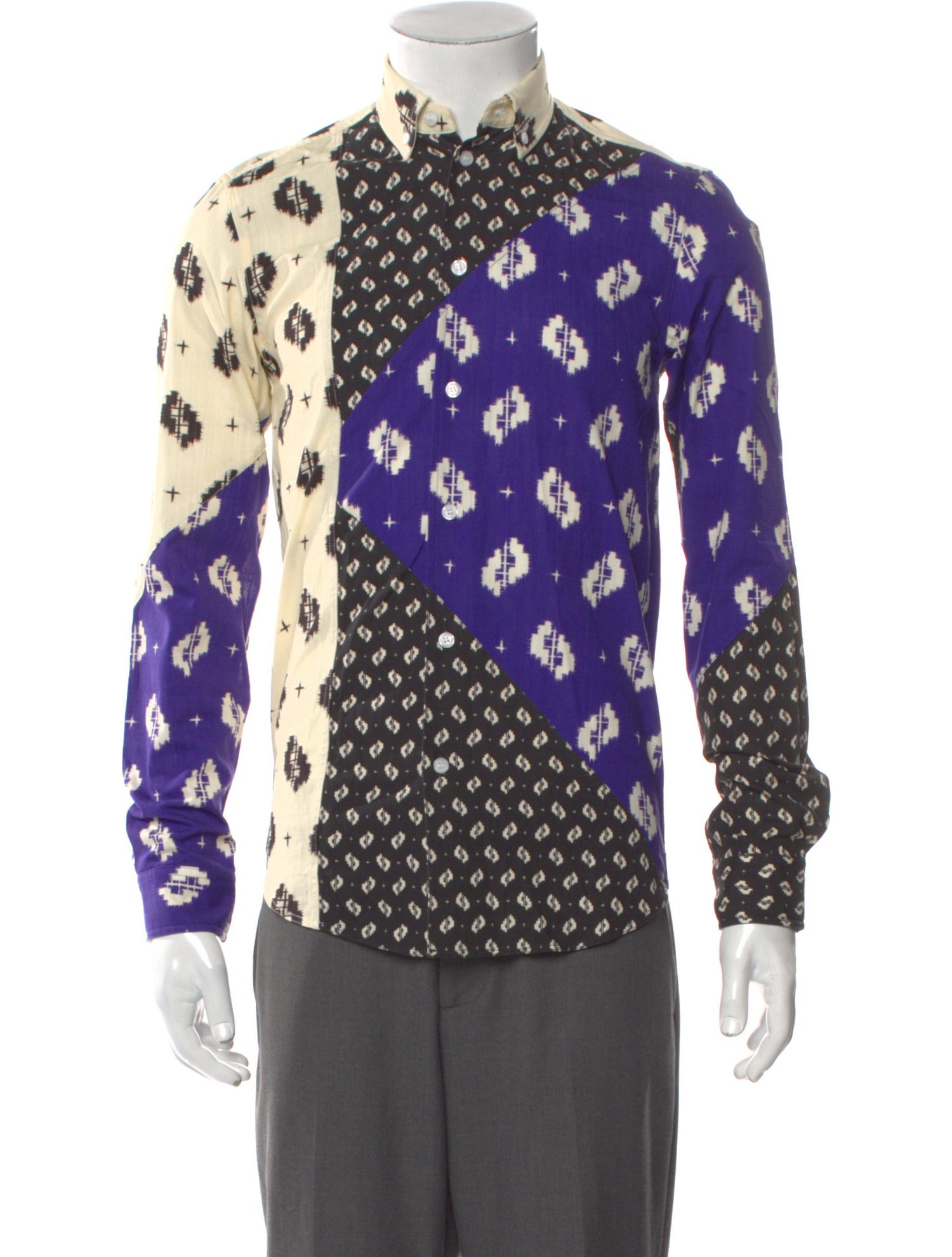 Kenzo Printed Long Sleeve Western Shirt