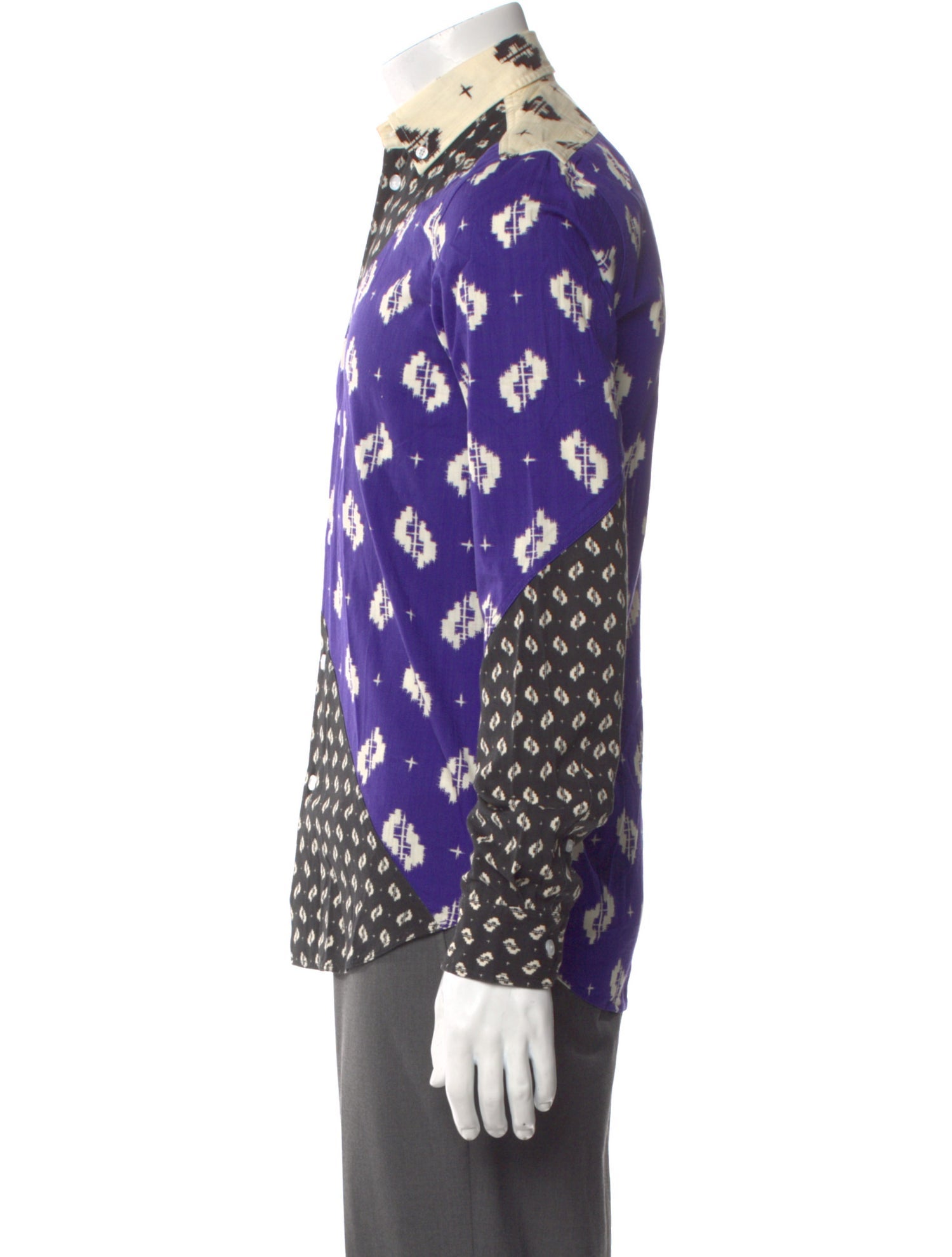 Kenzo Printed Long Sleeve Western Shirt