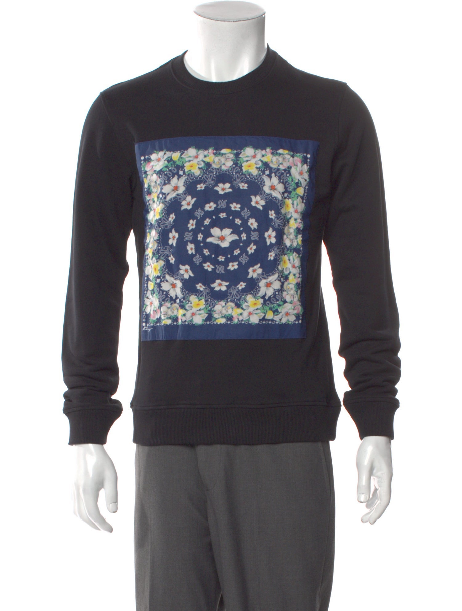 Kenzo Graphic Print Crew Neck Pullover