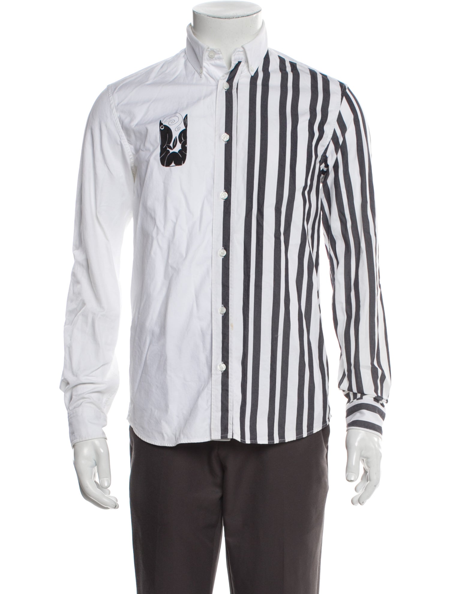 Kenzo Striped Long Sleeve Shirt
